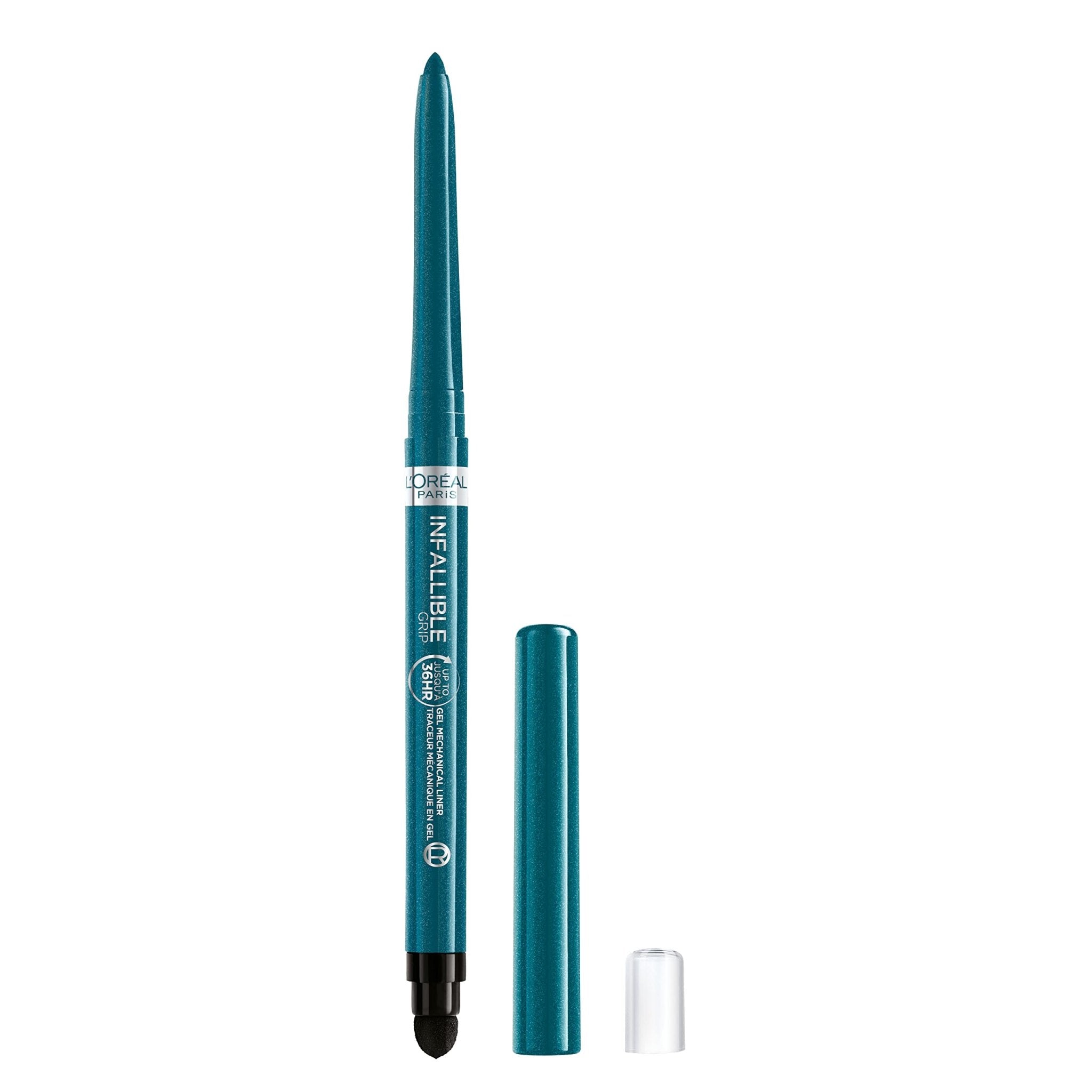 L’Oréal Paris Infallible Grip Mechanical Gel Eyeliner Pencil, Smudge - Resistant, Waterproof Eye Makeup with Up to 36HR Wear - TurquoiseL’Oréal Paris071249663639EyelinerEyeliner