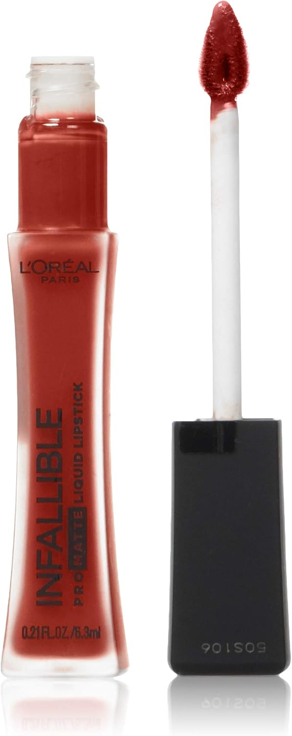 L’Oréal Paris Infallible Pro Matte Liquid Lipstick, Highly Pigmented, Longwear, Waterproof and Smudge Proof - 6.3 mlL’Oréal Paris071249358641LipstickLipstick