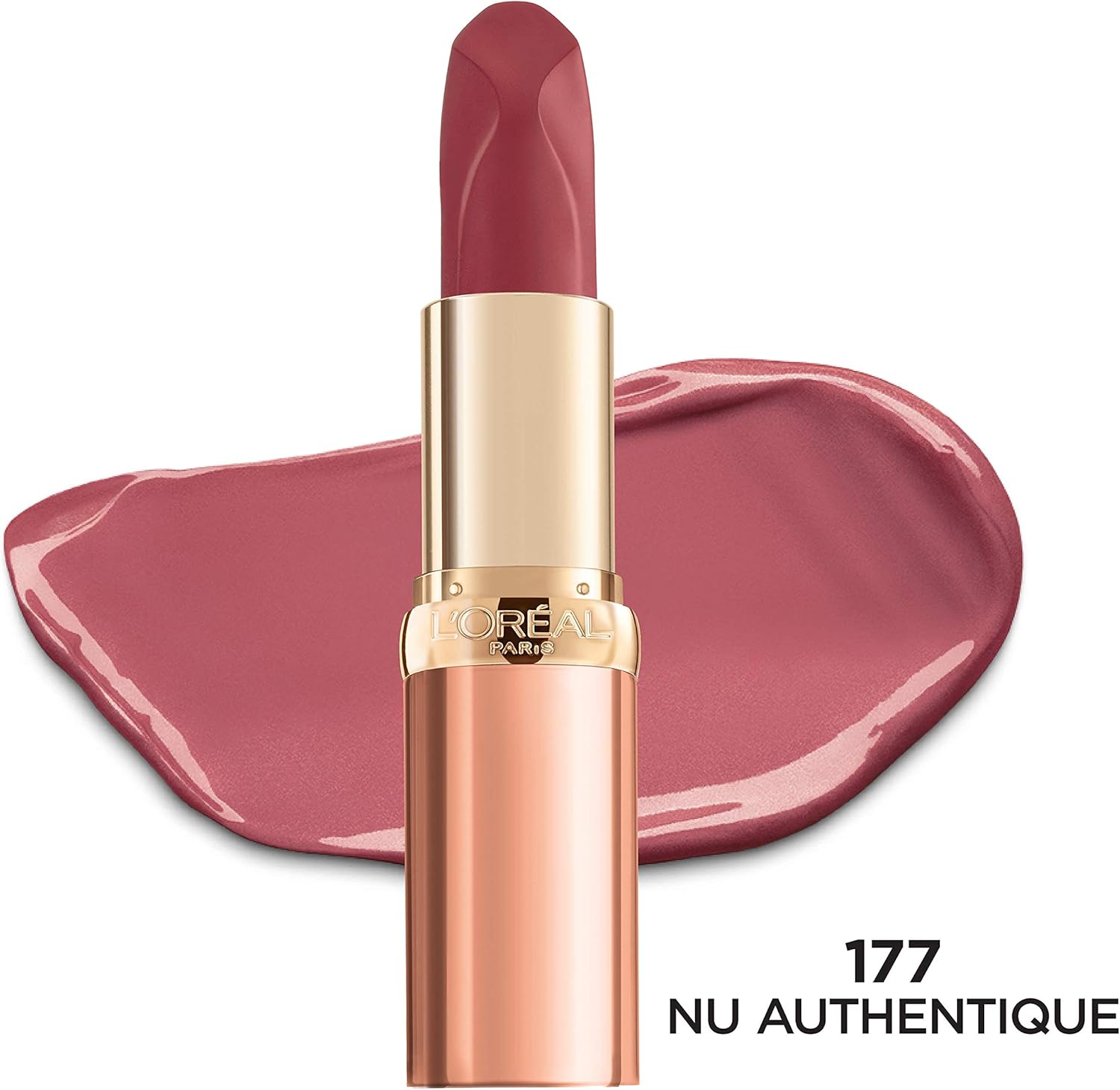 L’Oréal Paris Les Nus by Colour Riche Lipstick, Bold & Intense Nudes, Rich Saturated Color with Pure Caring OilsL’Oréal Paris071249421765LipstickLipstick