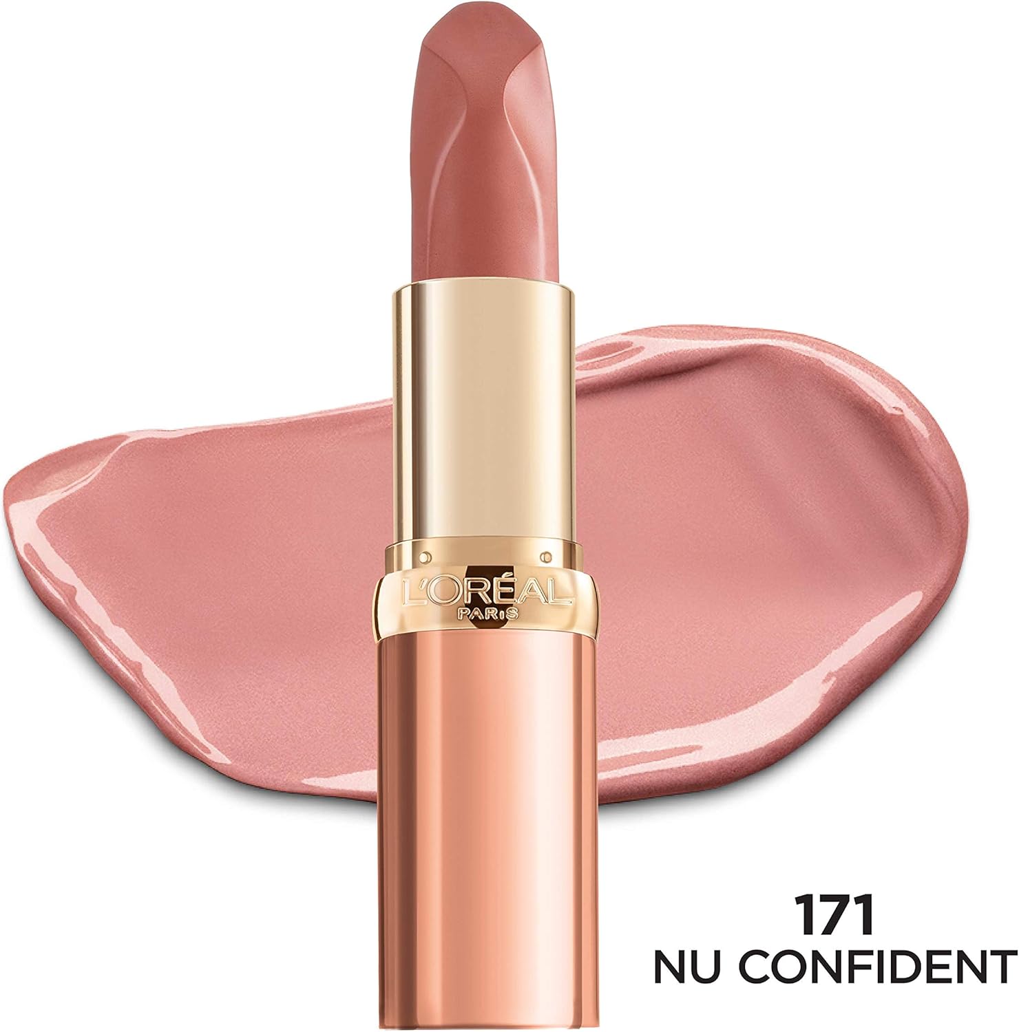 L’Oréal Paris Les Nus by Colour Riche Lipstick, Bold & Intense Nudes, Rich Saturated Color with Pure Caring OilsL’Oréal Paris071249421789LipstickLipstick