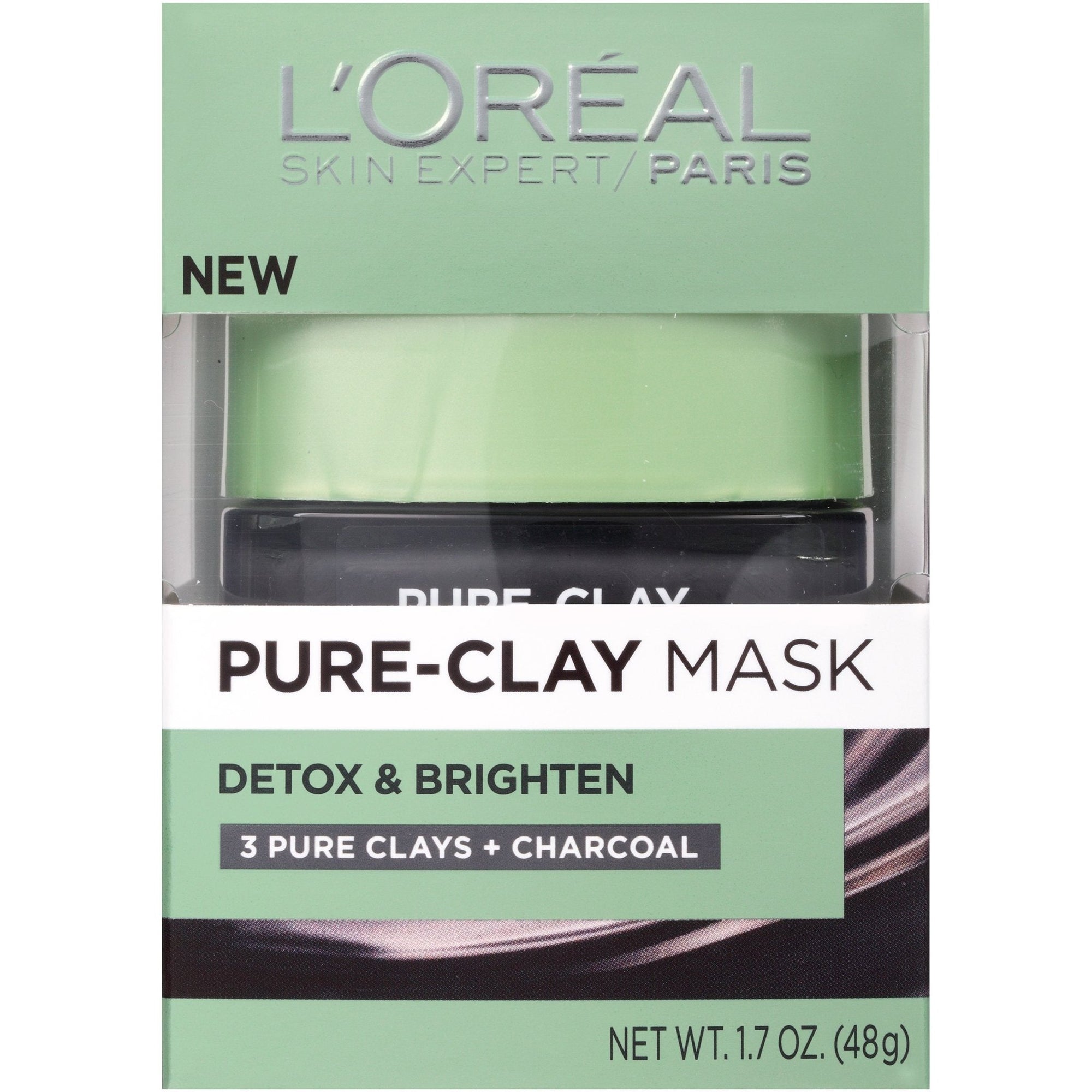 L’Oréal Paris Pure - Clay Detox And Brighten Mask For Unisex - 48 gmL’Oréal Paris071249338544Face PacksFace Packs