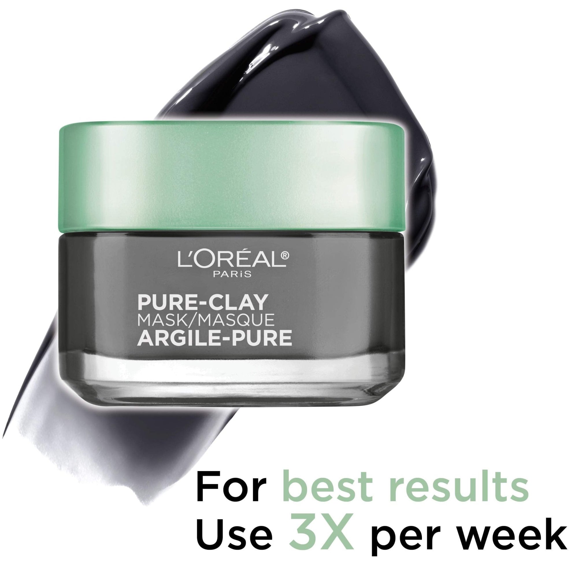 L’Oréal Paris Pure - Clay Detox And Brighten Mask For Unisex - 48 gmL’Oréal Paris071249338544Face PacksFace Packs