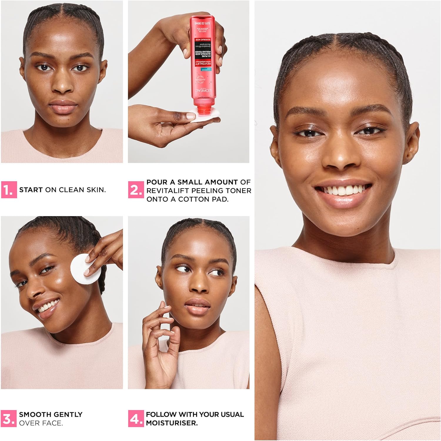 L’Oréal Paris Revitalift 5% Pure Glycolic Acid Peeling Toner from Derm Intensives with Aloe Vera, Smooth Skin & Reveal Glow, Daily Exfoliant for Brighter Skin - 180 mlL’Oréal Paris071249635445Face TonerFace Toner