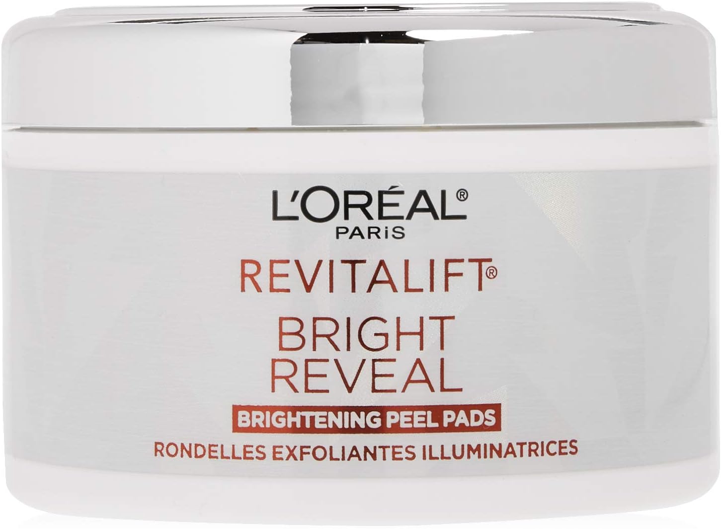 L’Oréal Paris Revitalift Bright Reveal Brightening Peel Pads with Glycolic Acid to Reduce Wrinkles and Brighten Skin - 30 ctL’Oréal Paris071249315033Sheet Face MaskSheet Face Mask