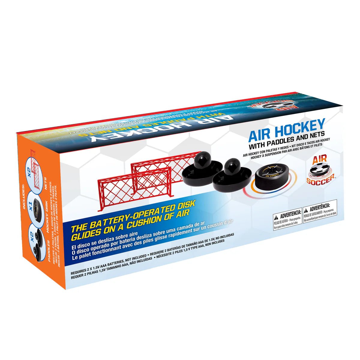 MACCABI ART Air Hockey Table Top Set with Paddles & Nets Action Game for Kids and AdultsMACCABI ARTAir HockeyAir Hockey