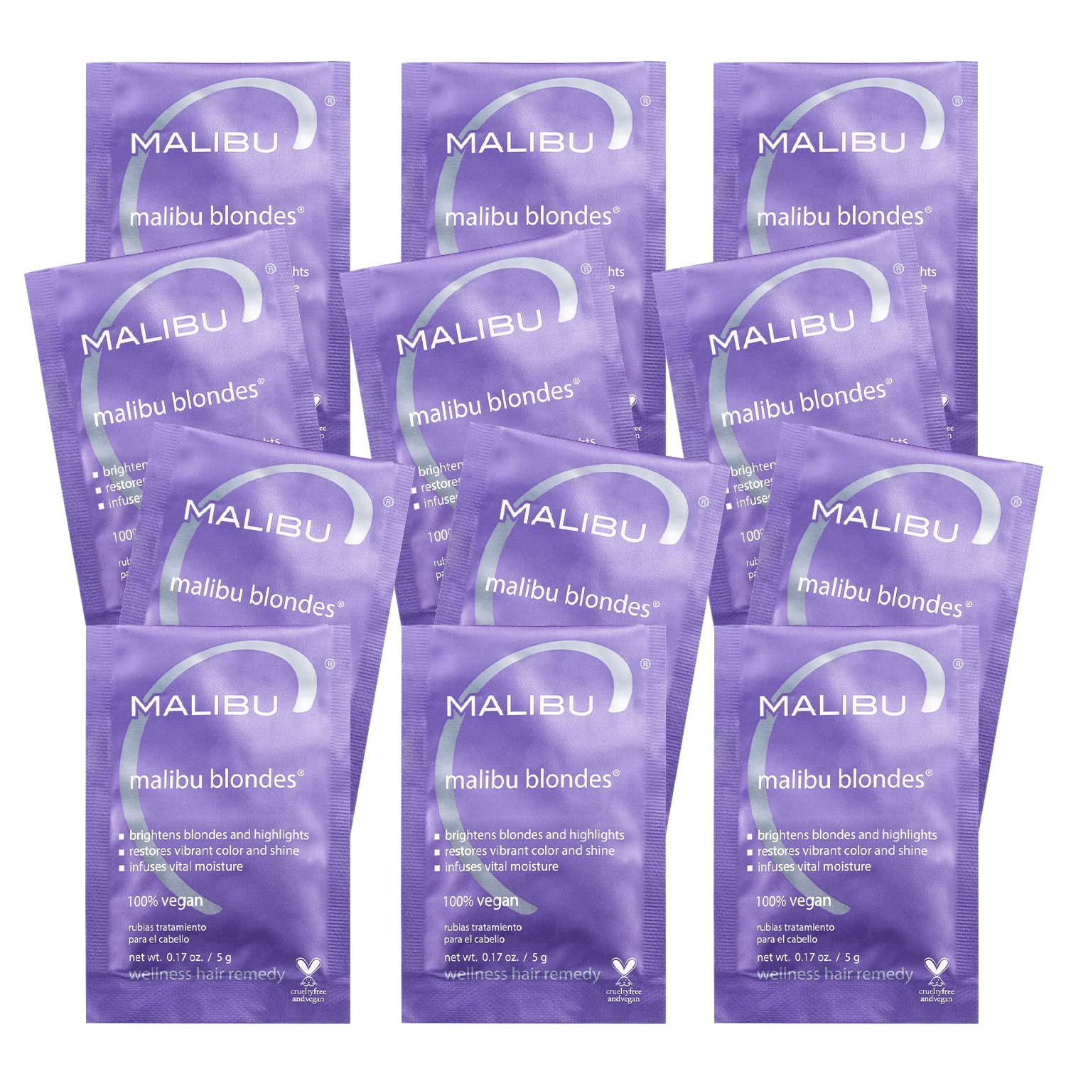 Malibu C Blondes Wellness Hair Remedy Professional Treatment For Vibrant and Bright Hairs - 1 CountMalibu CHair ColorHair Color