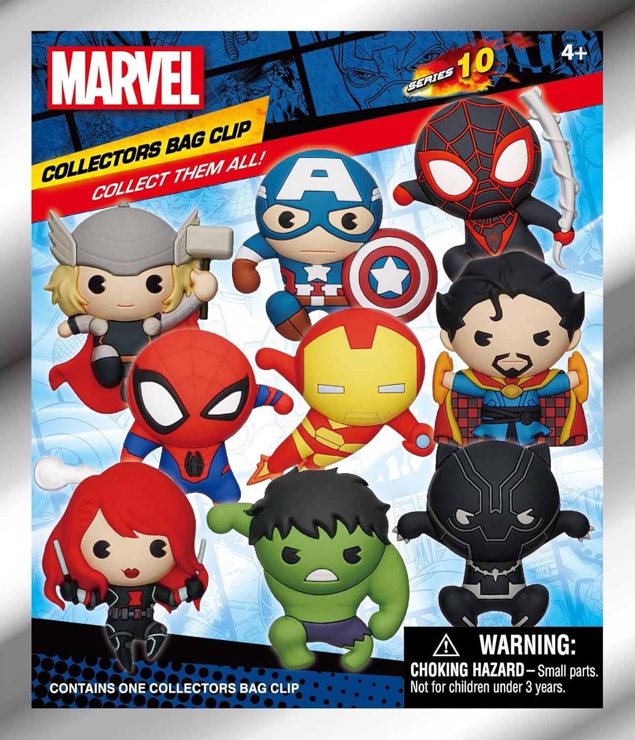 Marvel Collectors Classic 3D Foam Bag ClipMarvel077764687600Action FiguresAction Figures