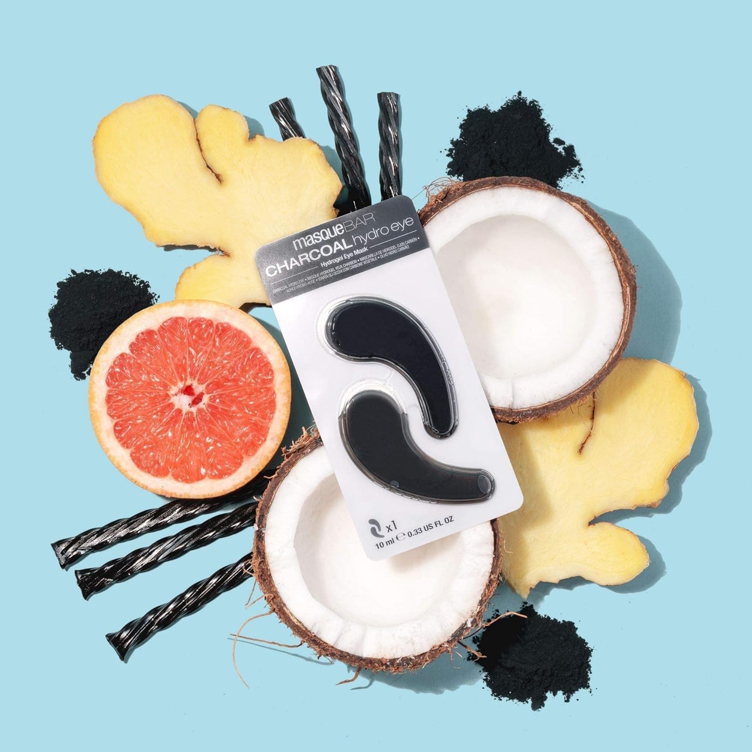 Masque Bar Hydrogel Eye Mask - Charcoal Hydro Eyemasque BAR628816004410Eye MaskEye Mask