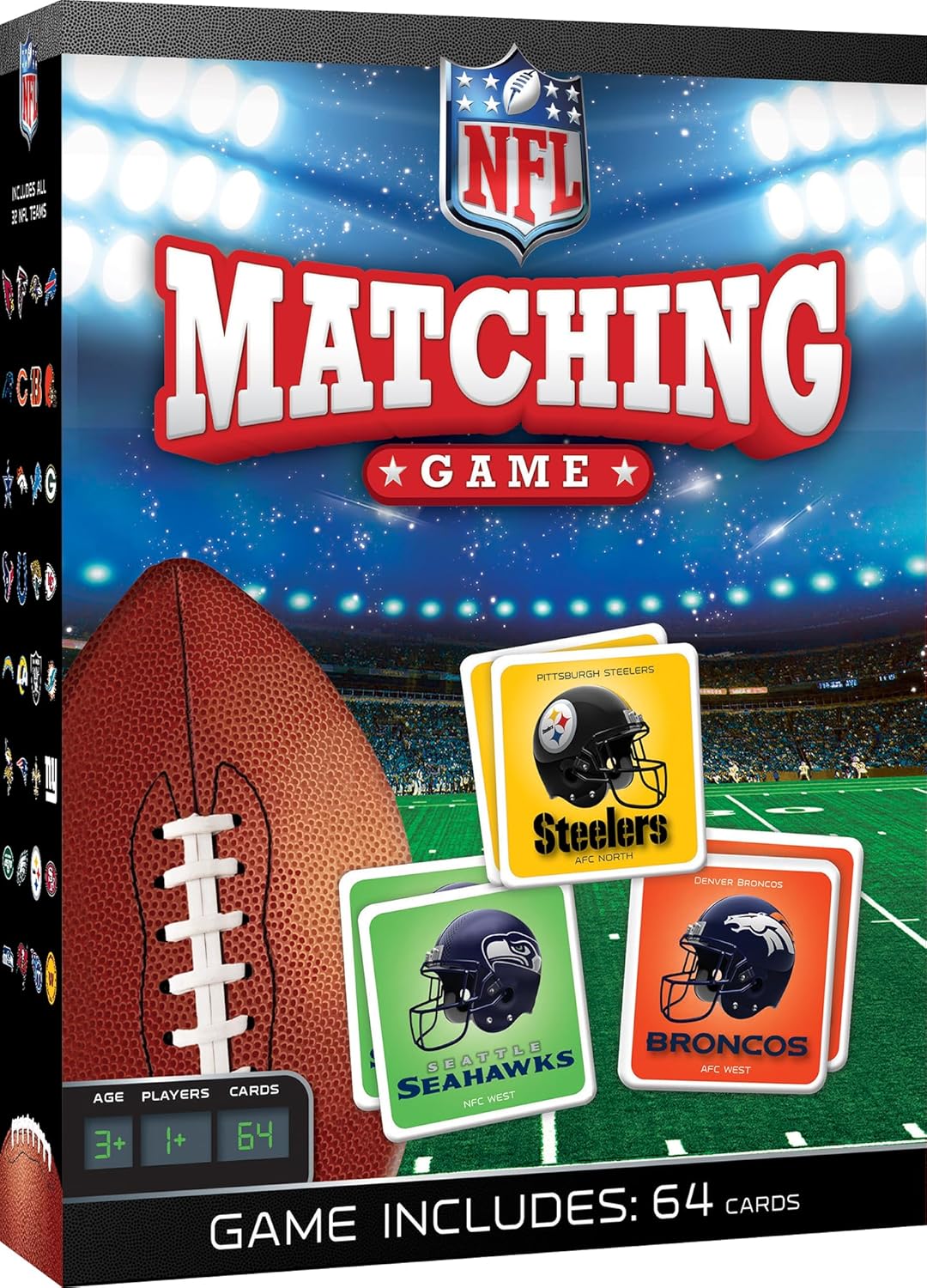 MasterPieces NFL Matching Game, For Ages 3+ For Ages 3+ multicolorMasterPieces705988604058Puzzle GamesPuzzle Games