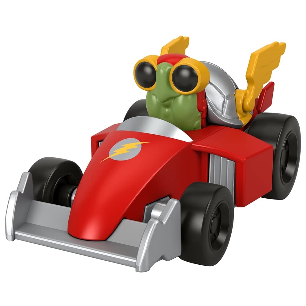 Mattel Fisher - Price Die - Cast Metal Superhero Vehicles Inspired by DC League of Superpets Movie - Merton The Turtle in Red RacecarMattel887961649550Toy CarToy Car