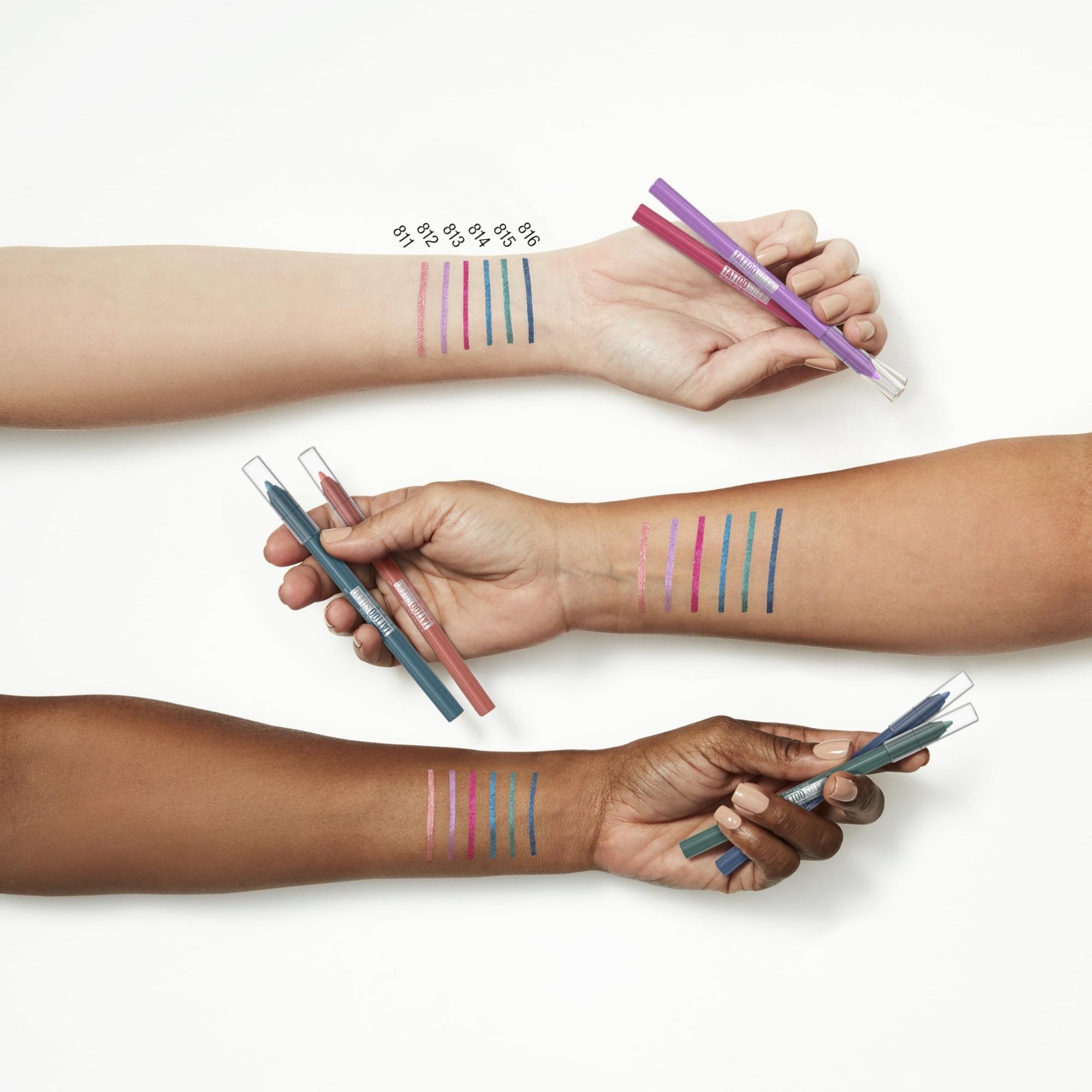 MAYBELLINE Tattoo Studio Sharpenable Eyeliner Gel Pencil, 36 Hour Wear, WaterproofMAYBELLINE041554086508EyelinerEyeliner