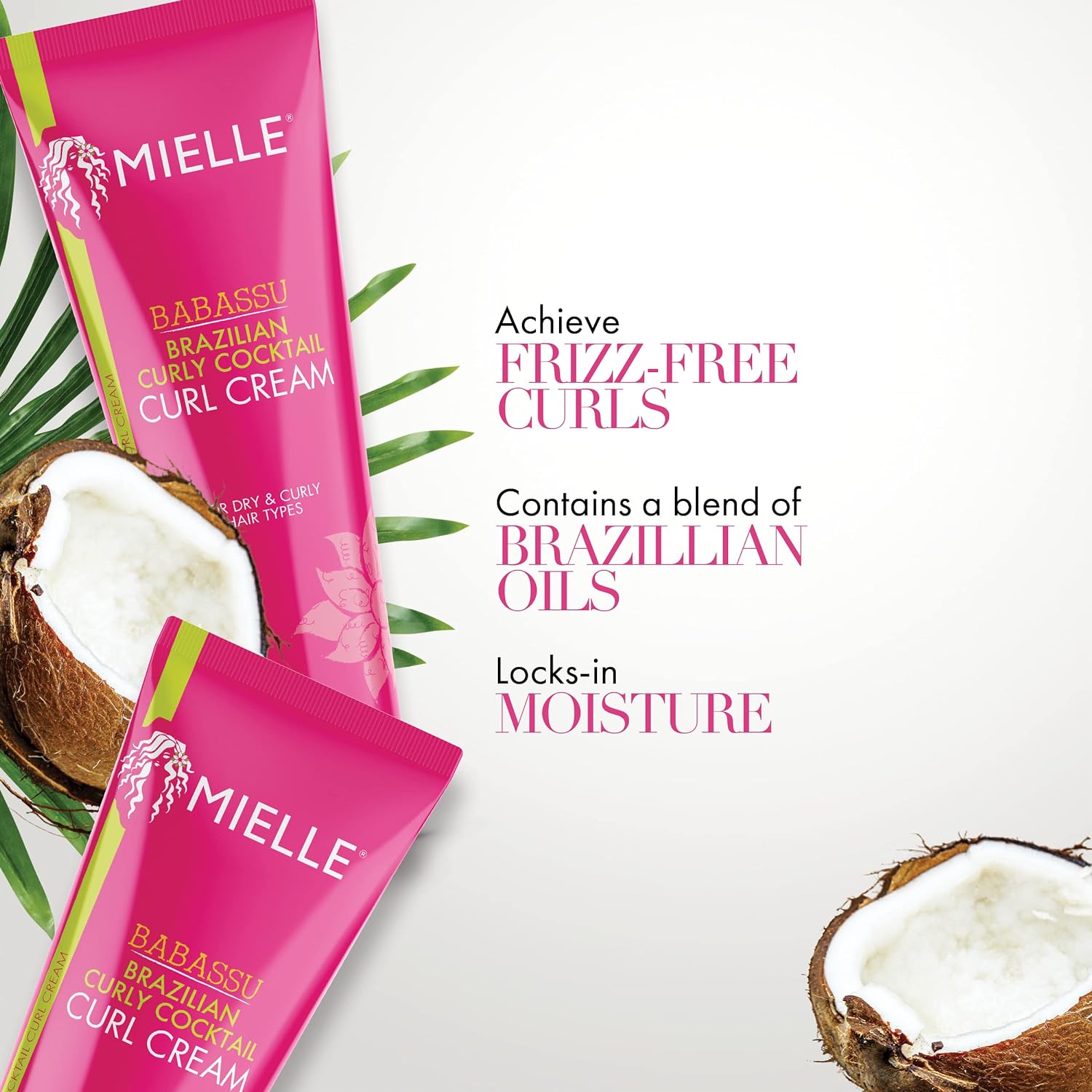 Mielle Organics Babassu Brazilian Curly Cocktail Curl Cream - 213 gMielle Organics854102006275Hair StylingHair Styling