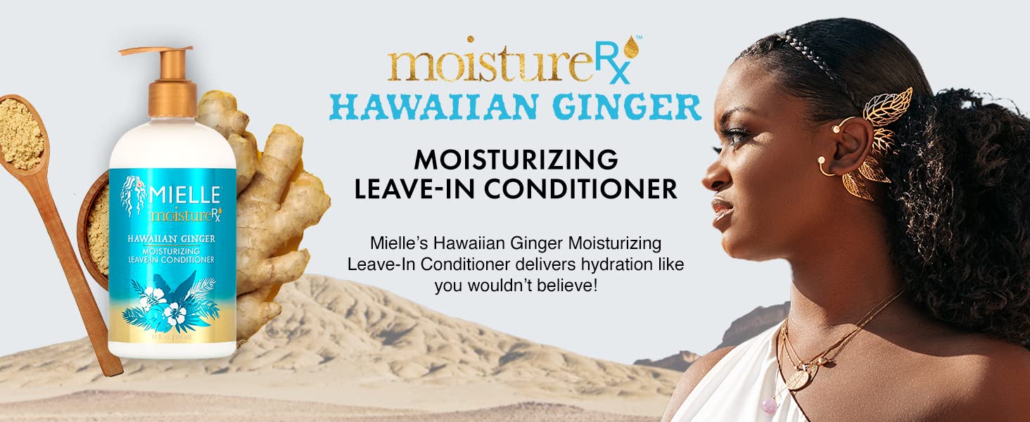 Mielle Organics Moisture Rx Hawaiian Ginger Moisturizing Leave - In Conditioner - 355 mlMielle Organics850001265140ConditionerConditioner
