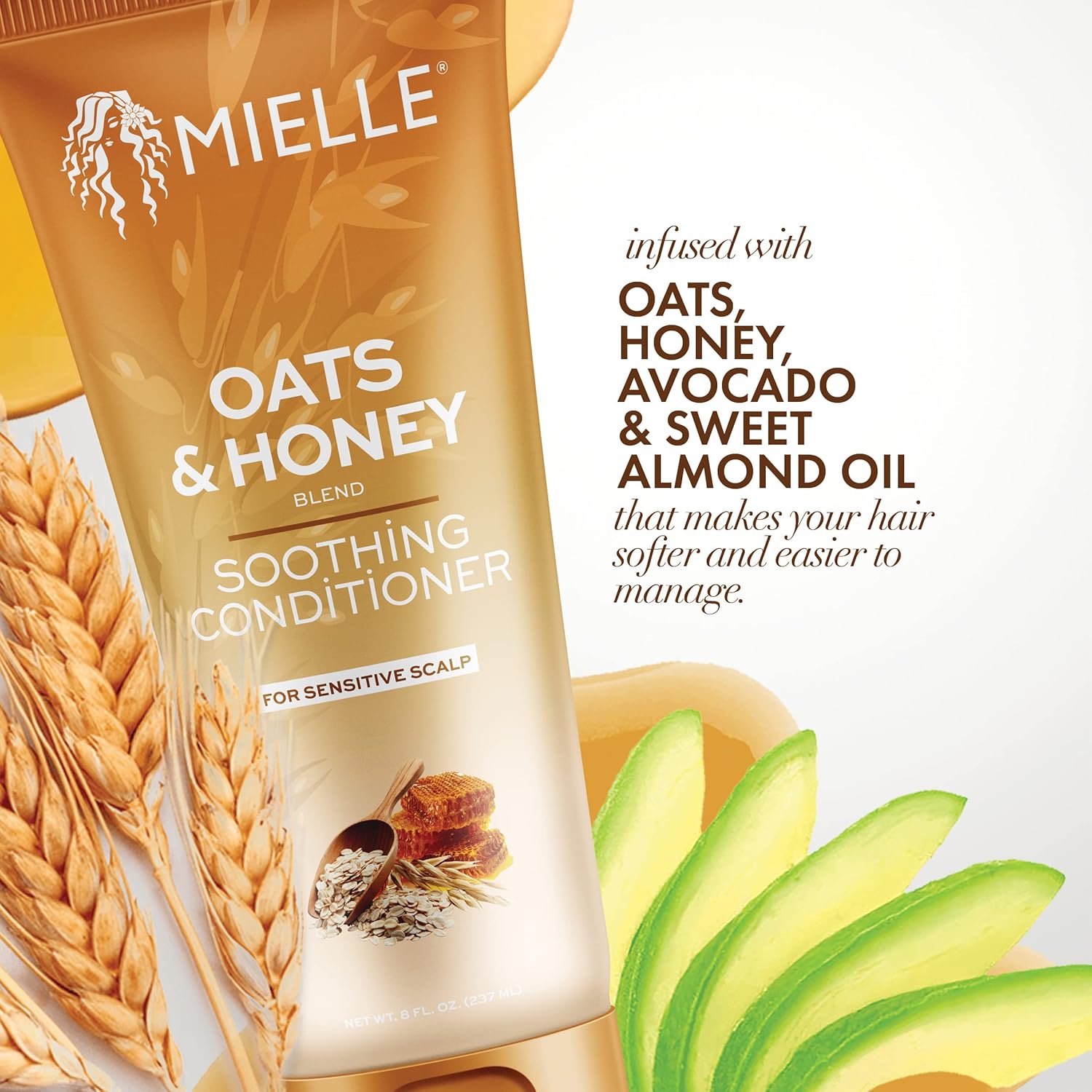 Mielle Organics Oat & Honey Blend Soothing Conditioner - 237mlMielle Organics850001265829ConditionerConditioner