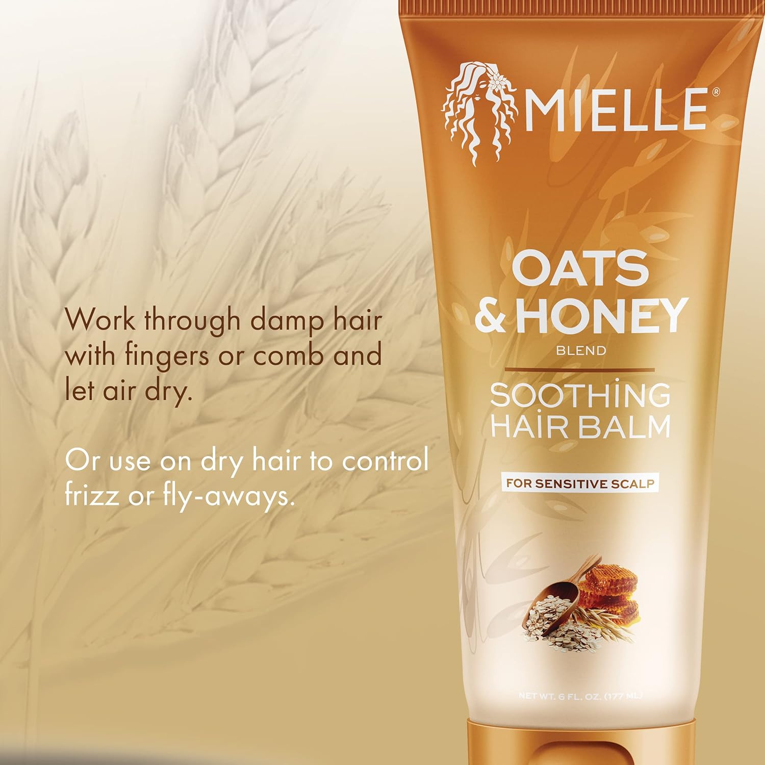 Mielle Organics Oat & Honey Soothing Hair Balm - 177 mlMielle Organics850001265836Hair StylingHair Styling