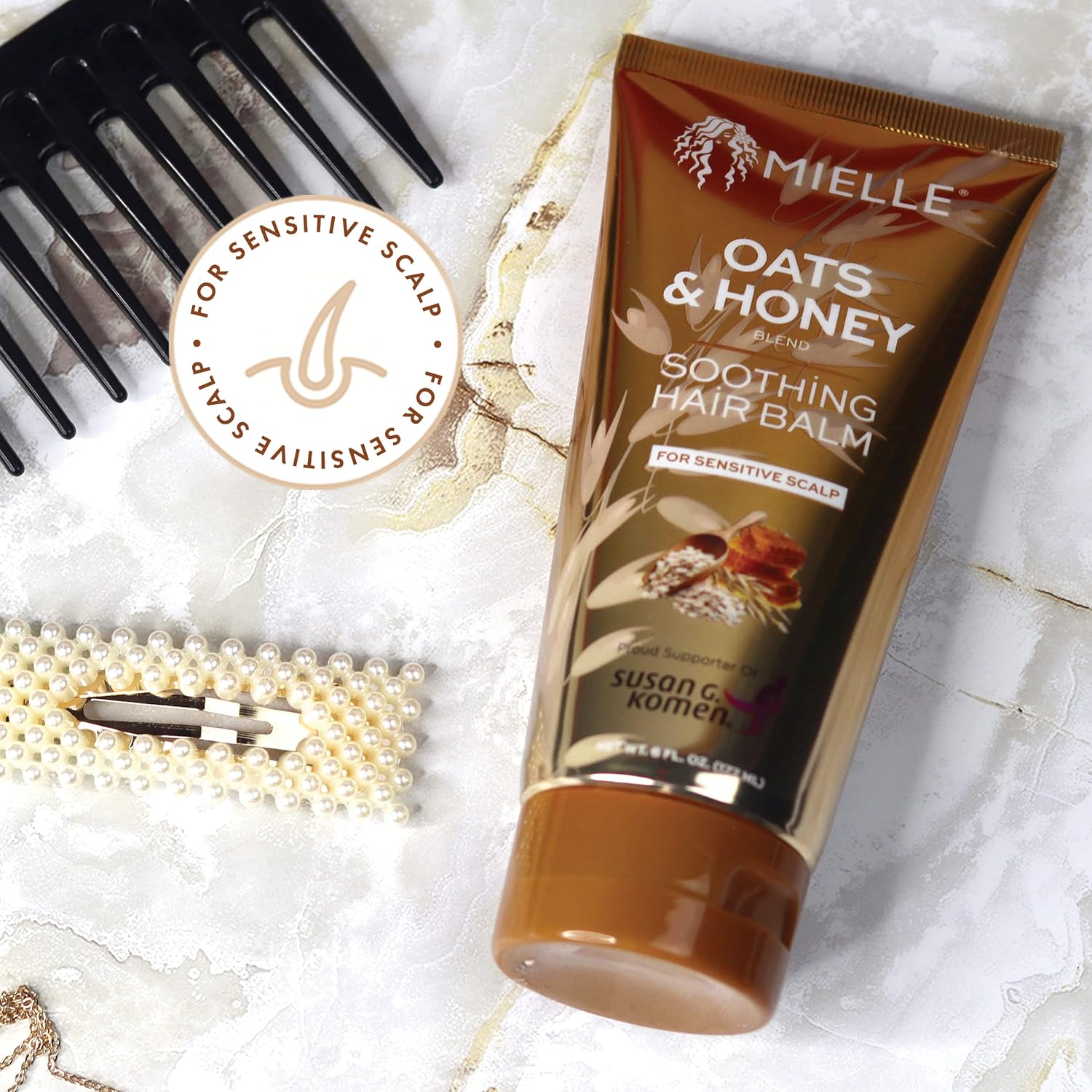 Mielle Organics Oat & Honey Soothing Hair Balm - 177 mlMielle Organics850001265836Hair StylingHair Styling