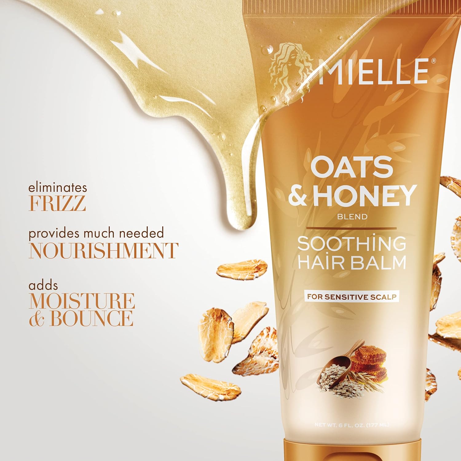 Mielle Organics Oat & Honey Soothing Hair Balm - 177 mlMielle Organics850001265836Hair StylingHair Styling