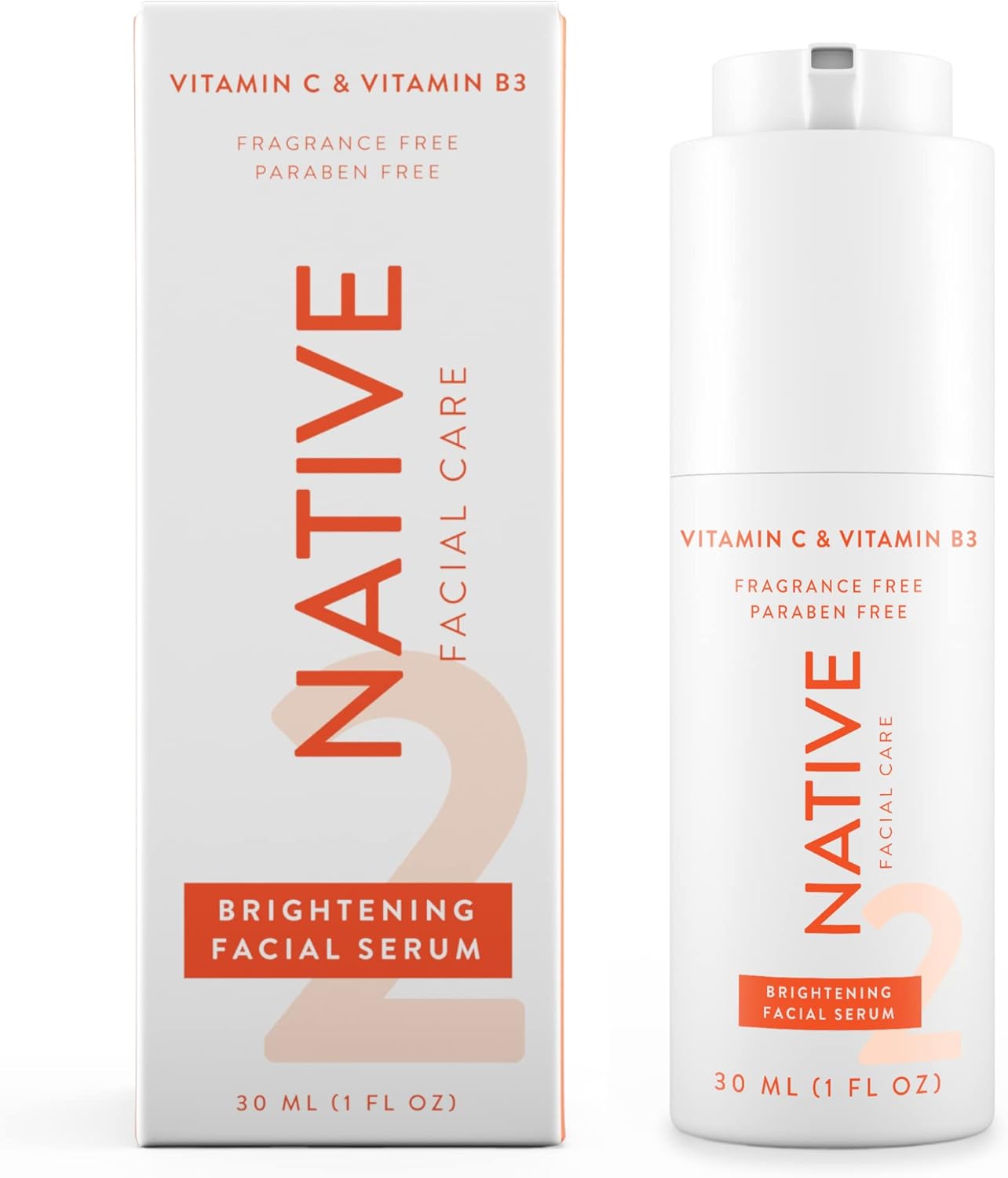 Native Facial Care Serum Contains Naturally Derived Ingredients, Fragrance - Free - 30mlNative81215403537Face SerumFace Serum
