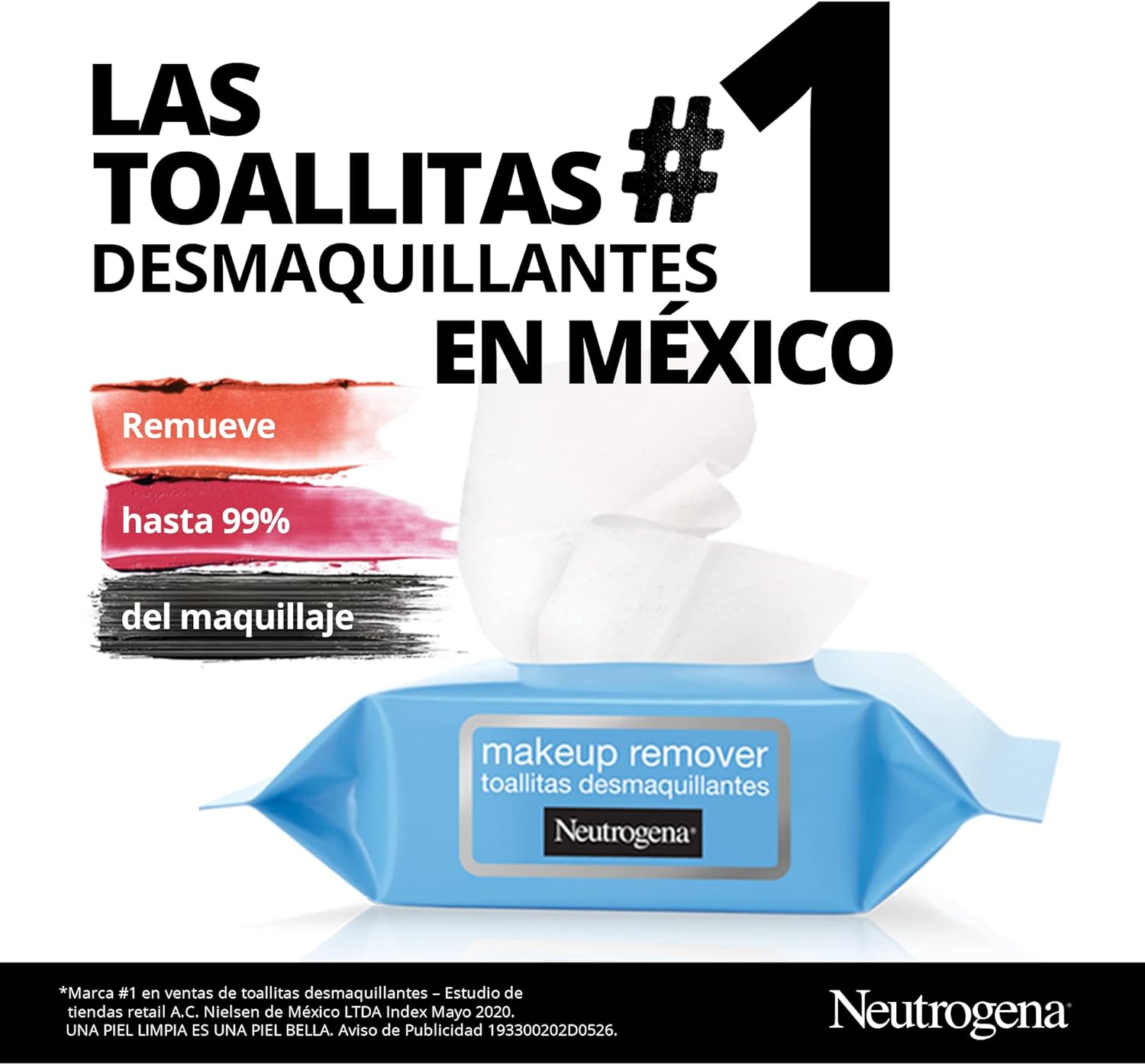 Neutrogena Makeup Remover Facial Ultra Soft Cleansing Towelettes, Daily Face Wipes to Remove Dirt, Oil, Makeup & Waterproof Mascara, Gentle, Alcohol - Free, 25 ctNeutrogena070501051054cleanser wipescleanser wipes