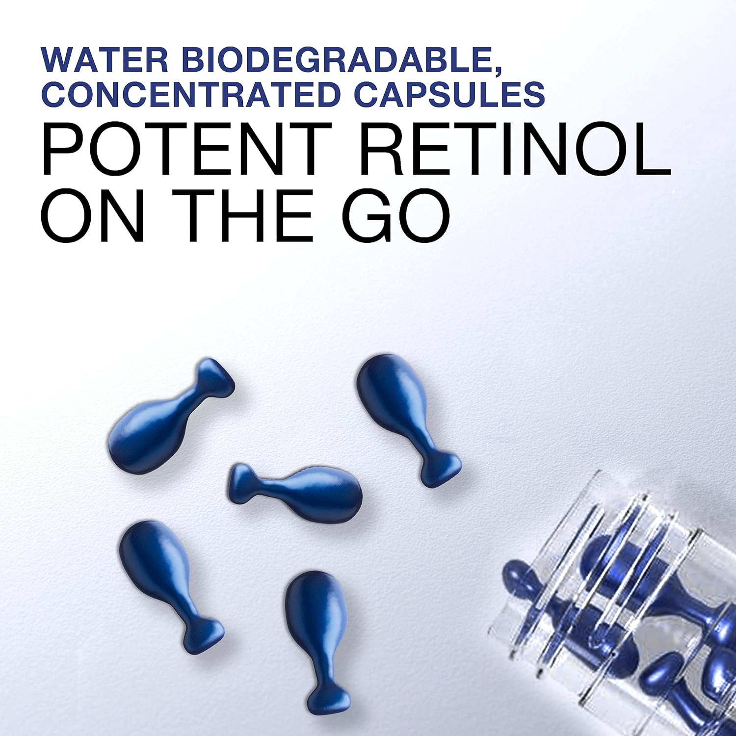 Neutrogena Rapid Wrinkle Repair Retinol Face Serum Capsules, Fragrance - Free Daily Facial Serum with Retinol that fights Fine Lines, Wrinkles, Dullness, Alcohol - Free & Non - Greasy, 30 ctNeutrogena070501194195Face SerumFace Serum