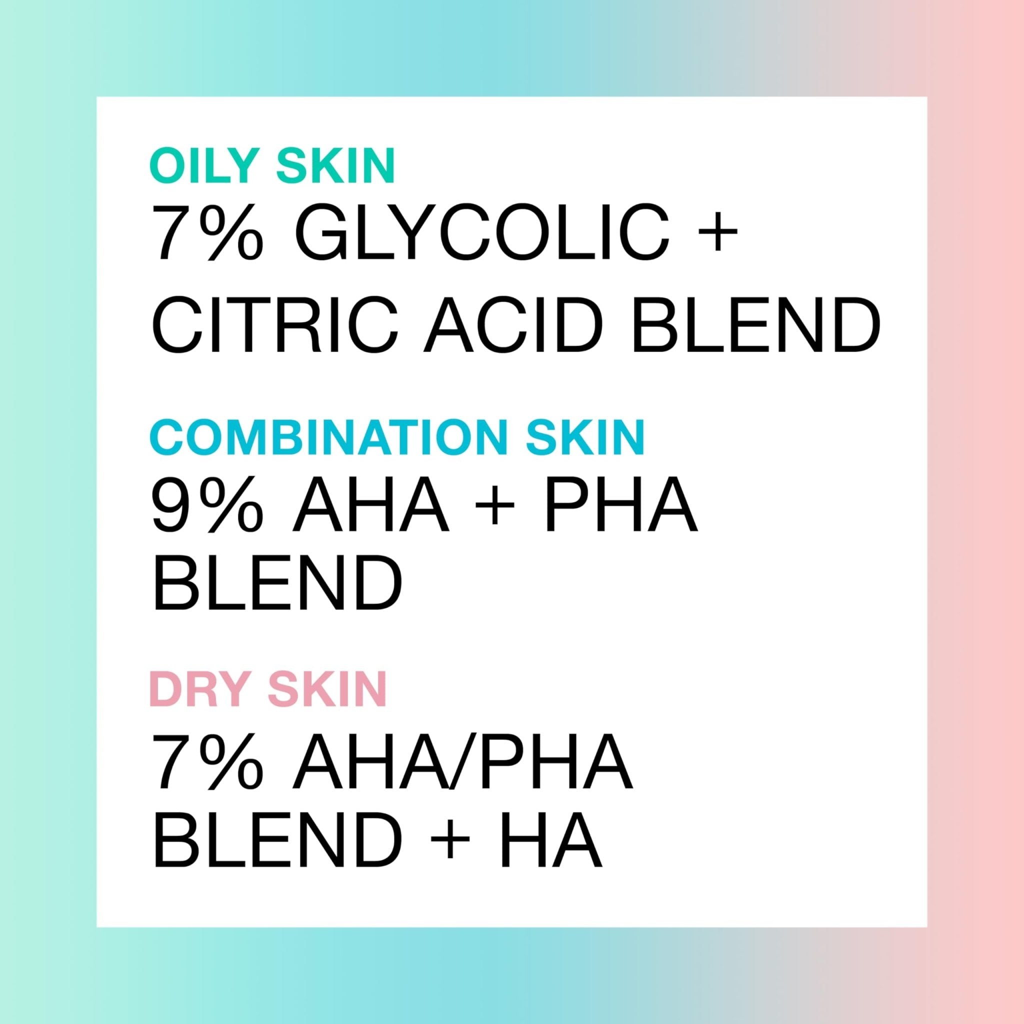Neutrogena Skin Perfecting Daily Liquid Facial Exfoliant with 9% AHA/PHA Blend for Normal & Combination Skin, Smoothing & Brightening Leave - On Exfoliator, Oil - & Fragrance - Free 118 mlNeutrogena070501102183Face ExfoliatorsFace Exfoliators