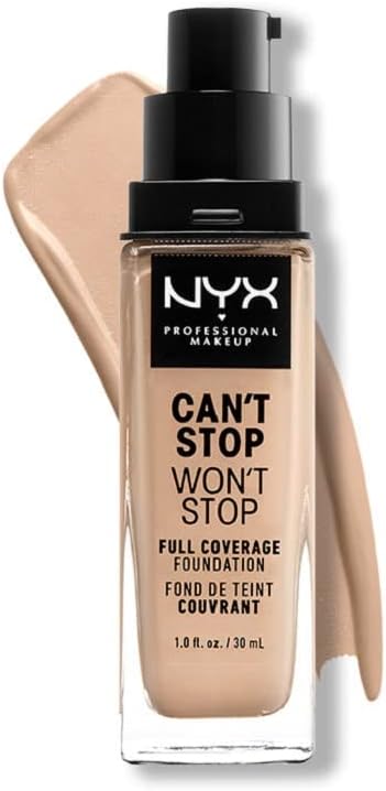 NYX PROFESSIONAL MAKEUP Can'T Stop Won'T Stop Foundation, 24H Full Coverage Matte FinishNYX PROFESSIONAL MAKEUP800897157180FoundationFoundation