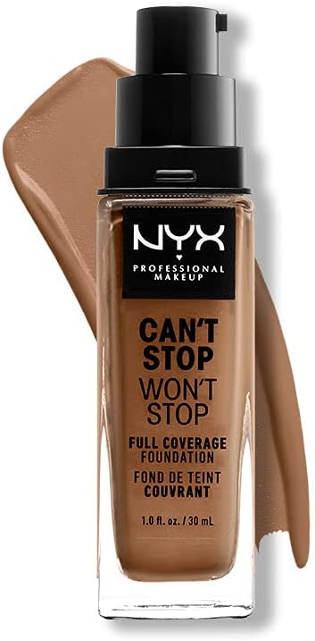 NYX PROFESSIONAL MAKEUP Can'T Stop Won'T Stop Foundation, 24H Full Coverage Matte FinishNYX PROFESSIONAL MAKEUP800897181239FoundationFoundation