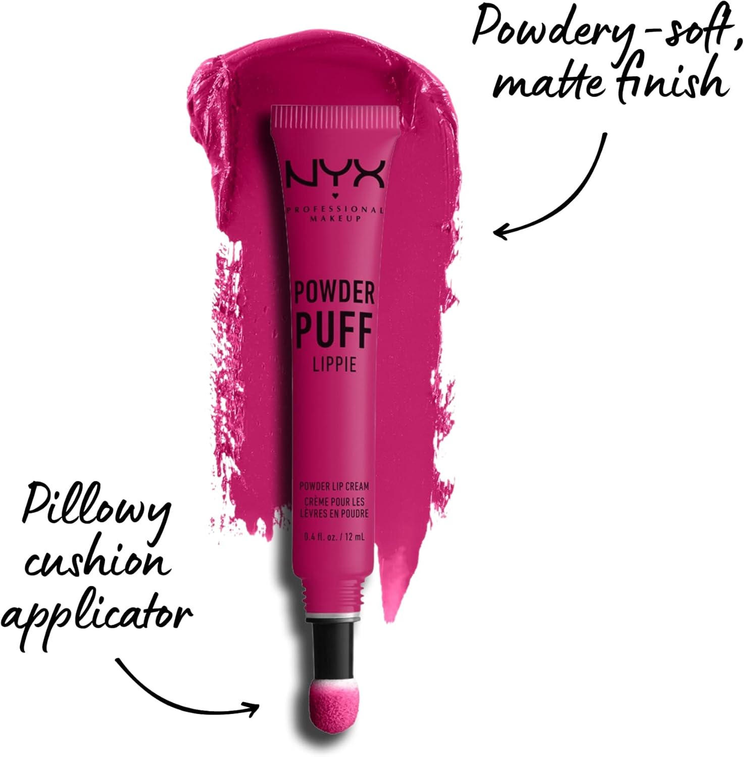 NYX PROFESSIONAL MAKEUP Powder Puff Lippie powder Lip Cream - Teenage Dream 05NYX PROFESSIONAL MAKEUP800897140540Lip GlossLip Gloss