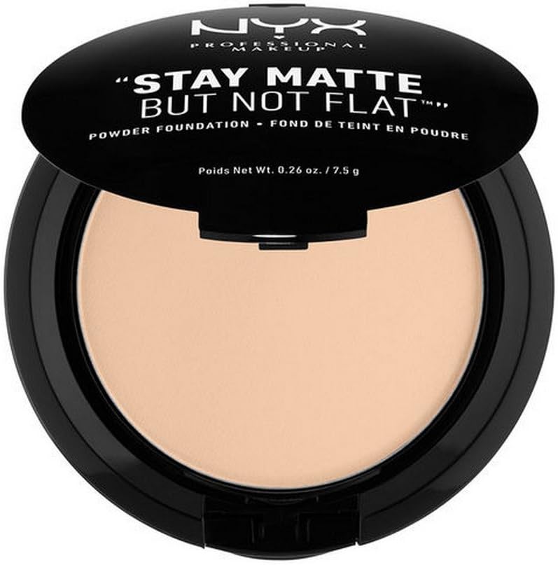 NYX PROFESSIONAL MAKEUP Stay Matte But Not Flat Powder Foundation - 7.5 gNYX PROFESSIONAL MAKEUP800897808075FoundationFoundation
