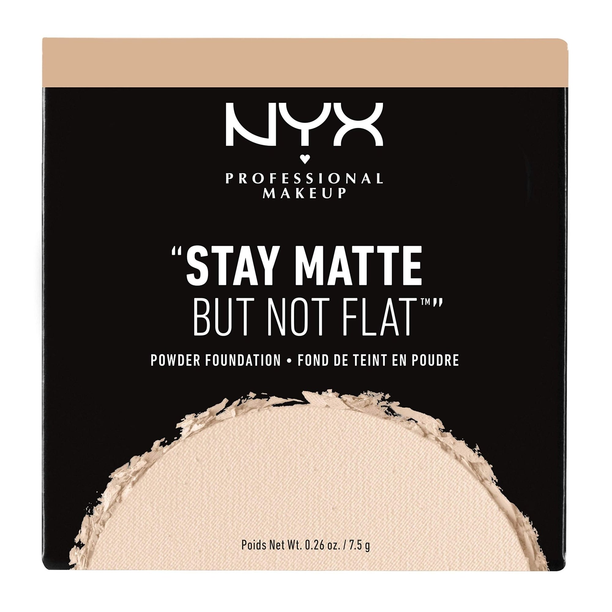 NYX PROFESSIONAL MAKEUP Stay Matte But Not Flat Powder Foundation - 7.5 gNYX PROFESSIONAL MAKEUP800897808082FoundationFoundation