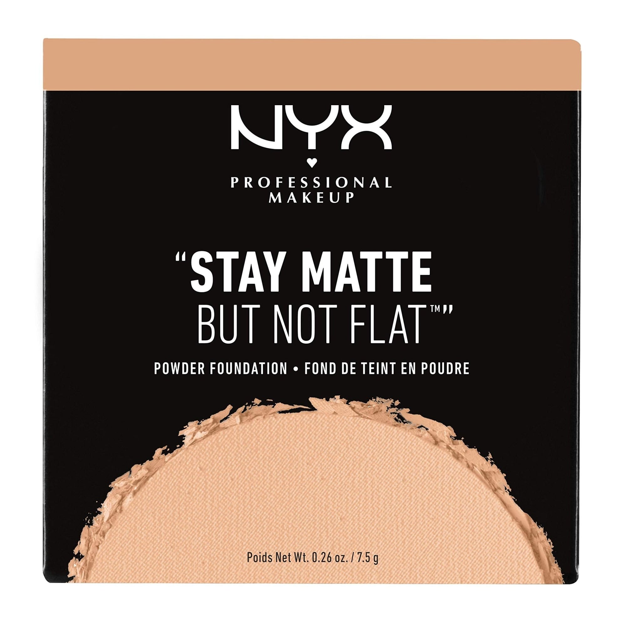 NYX PROFESSIONAL MAKEUP Stay Matte But Not Flat Powder Foundation - 7.5 gNYX PROFESSIONAL MAKEUP800897808082FoundationFoundation