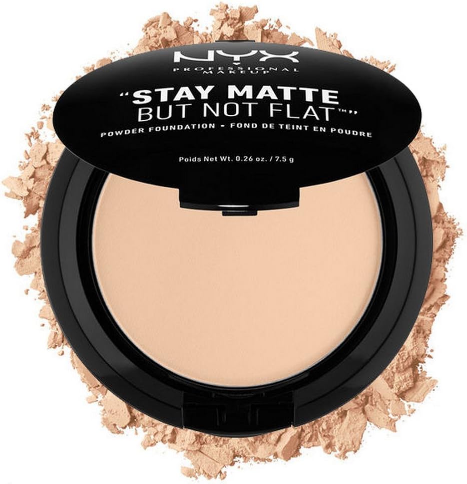 NYX PROFESSIONAL MAKEUP Stay Matte But Not Flat Powder Foundation - 7.5 gNYX PROFESSIONAL MAKEUP800897808082FoundationFoundation