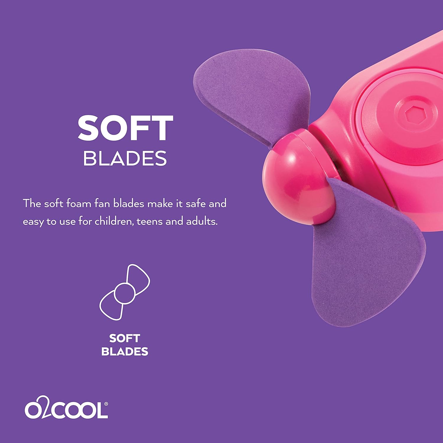 O2COOL Sport Misting Fan - Portable Pocket Size Battery Powered Cooling Fan With Carabiner Clip - Assorted ColorsO2COOL755247120355Personal FansPersonal Fans