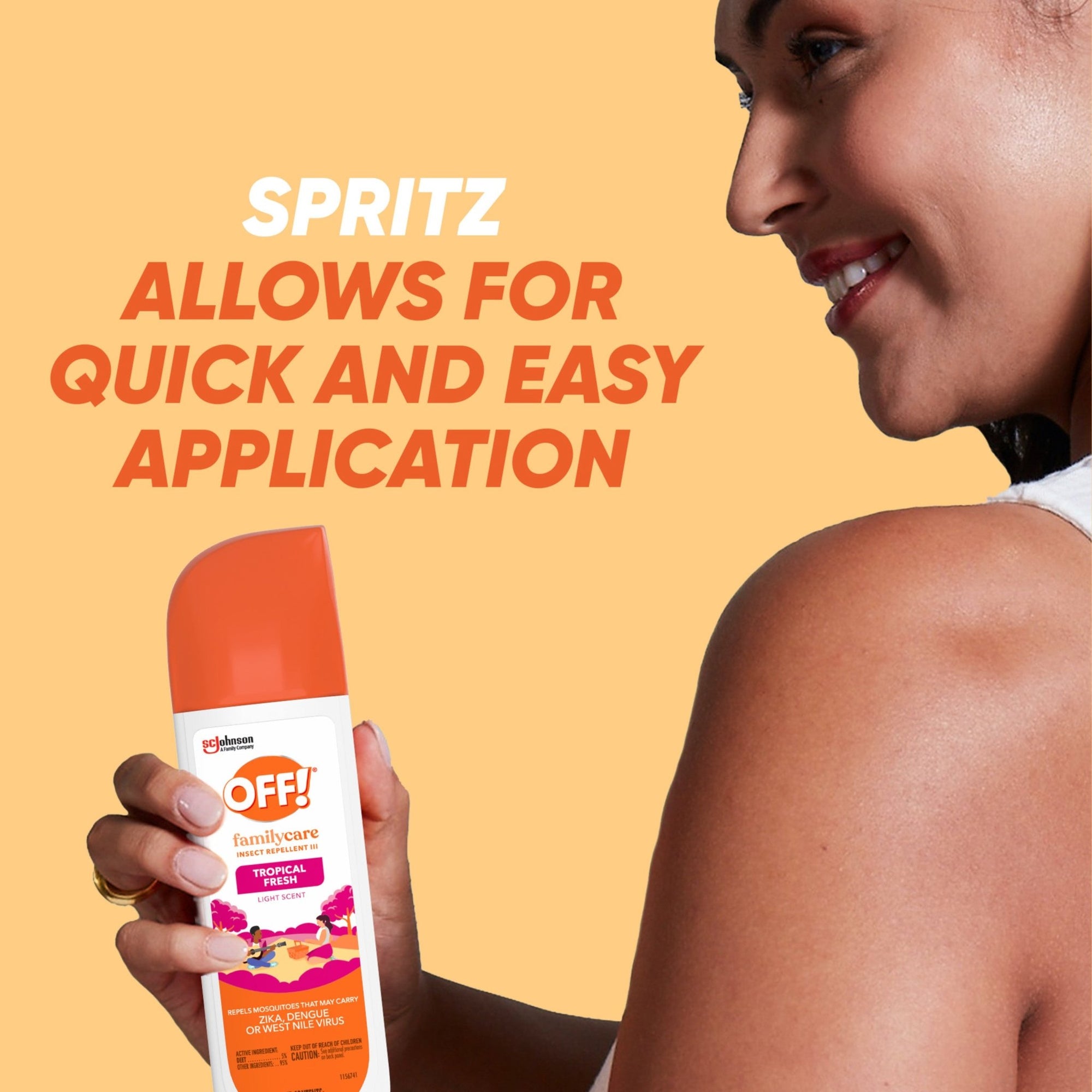 OFF! FamilyCare Insect Repellent III, Tropical Fresh, Non - Greasy Bug Spray - 177 gOFF!Insect RepellentInsect Repellent