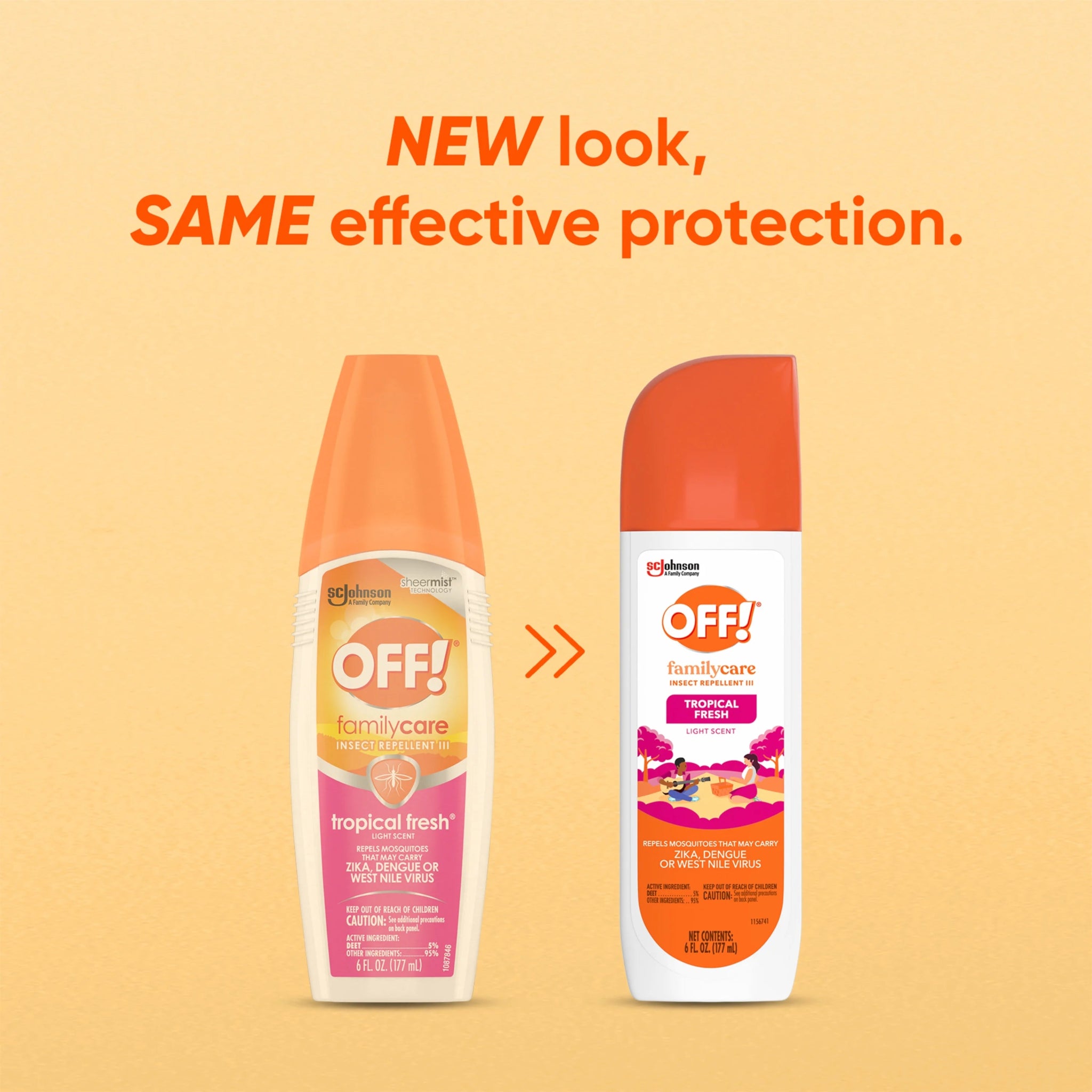 OFF! FamilyCare Insect Repellent III, Tropical Fresh, Non - Greasy Bug Spray - 177 gOFF!Insect RepellentInsect Repellent