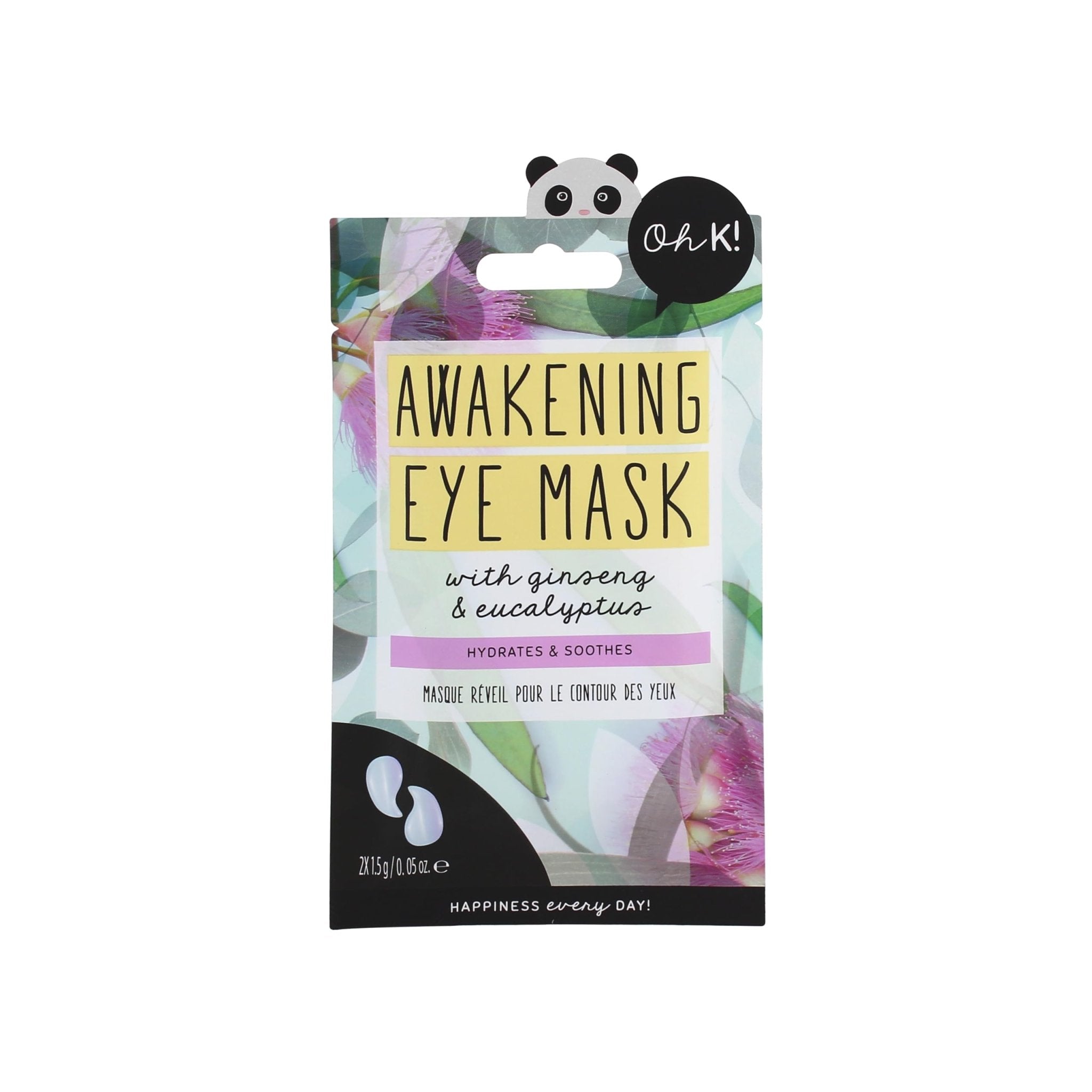 Oh K! Awakening under Eye gel Mask with Ginseng & Eucalyptus, Hydrates and Soothes your EyesOh K!5037200047295Eye MaskEye Mask