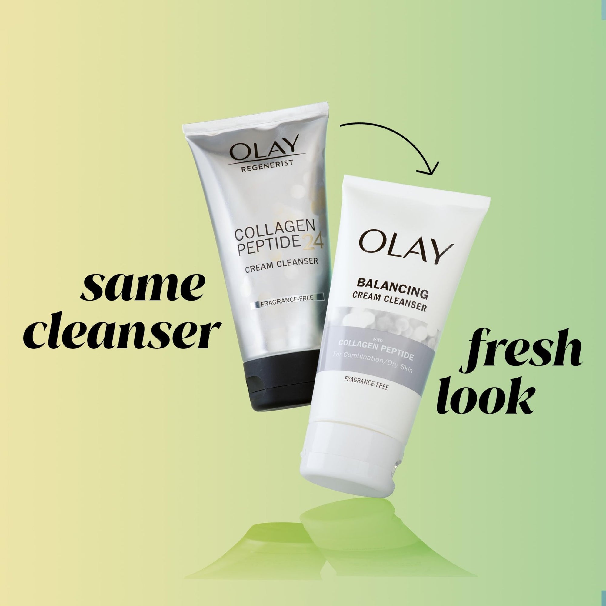 Olay Balancing cream cleanser with Collagen Peptide, Firming Cream Cleanser Face Wash, Fragrance - free - 150 MlOlay075609199974CleanserCleanser