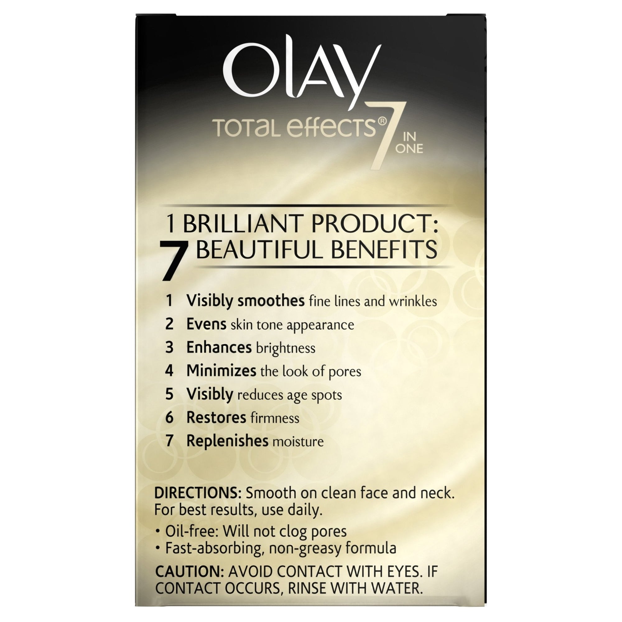 Olay Total Effects 7 - in - 1 Anti - Aging Moisturiser - 15ml (Trial Size)Olay075609194276Face MoisturiserFace Moisturiser