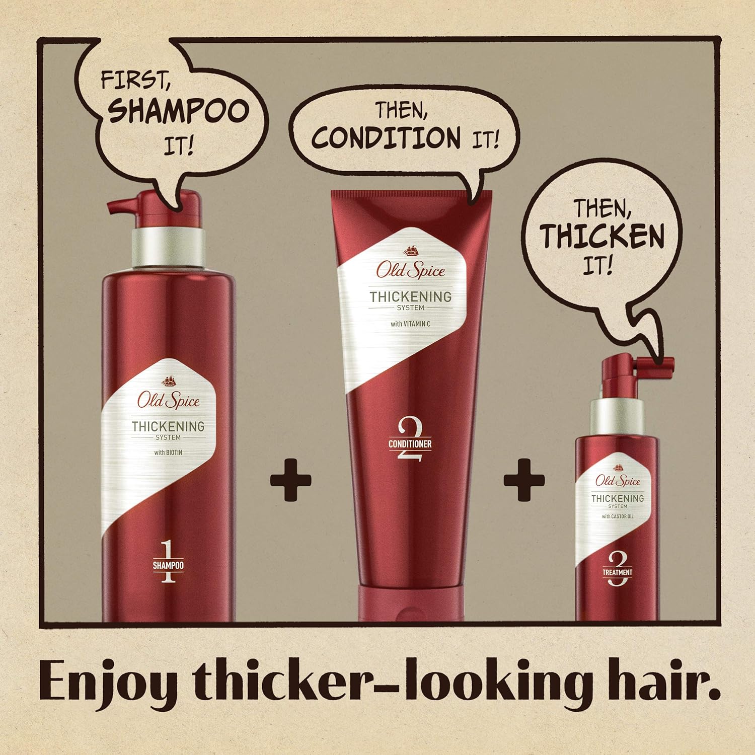 Old Spice Hair Thickening Conditioner for Men, Infused with Vitamin C, Step 2 - 325 mlOld Spice012044044483ConditionerConditioner