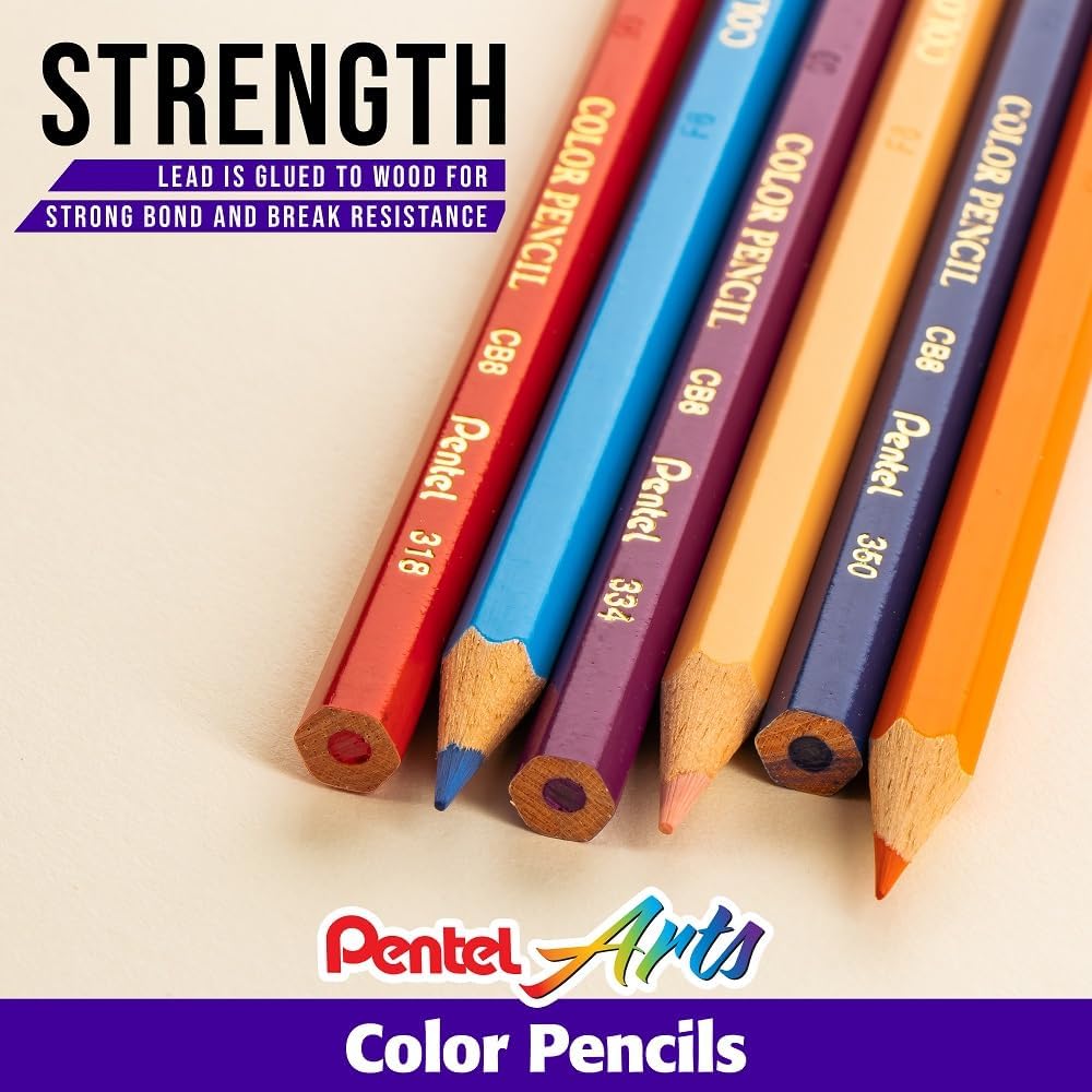 Pentel COLORED PENCIL SET OF 24Pentel072512245651Colored PencilsColored Pencils