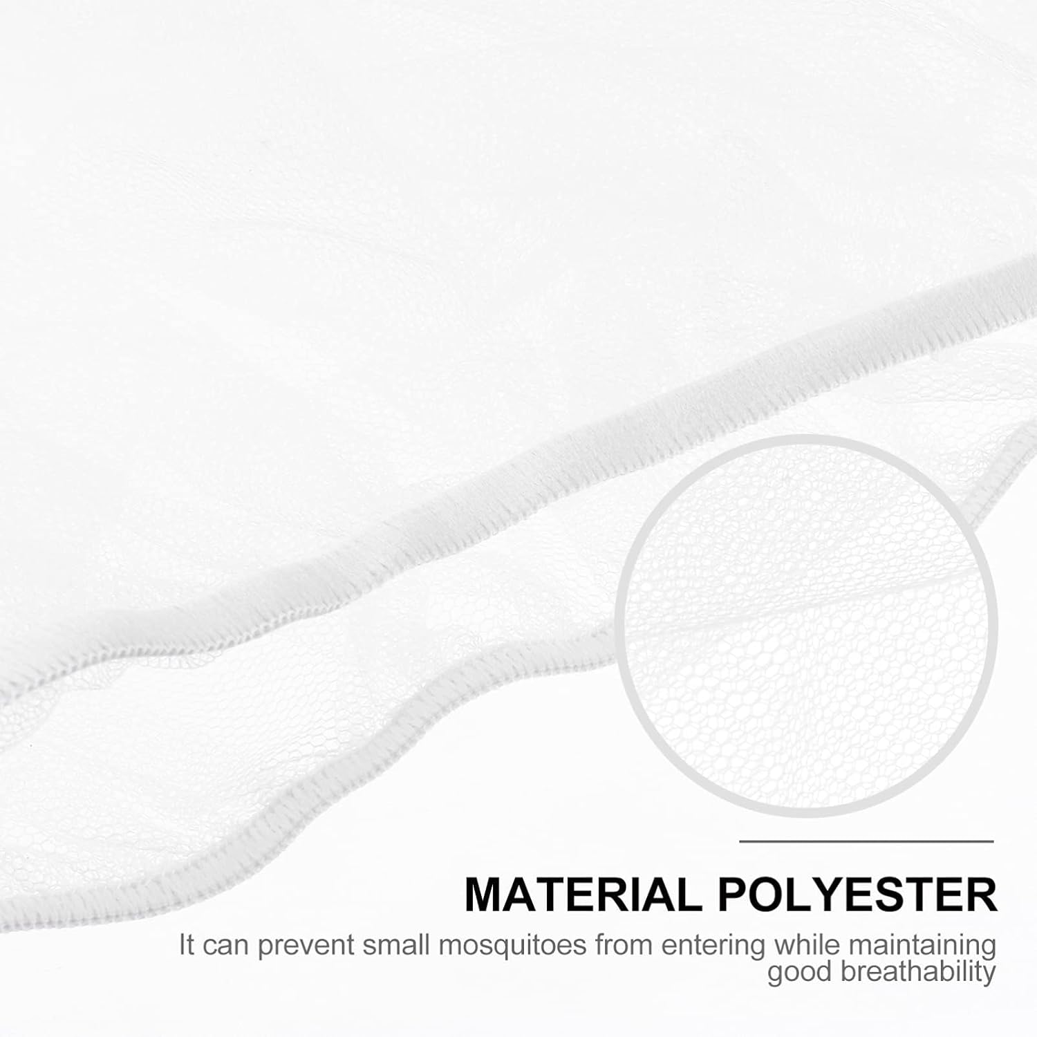 Pfive Baby Stroller Mosquito Net, Insect Netting Durable for Baby Car seat Cover and Cradles,Stroller Mosquito Net for Baby Mesh Net Cover for Stroller (White)PfiveMosquito NetMosquito Net