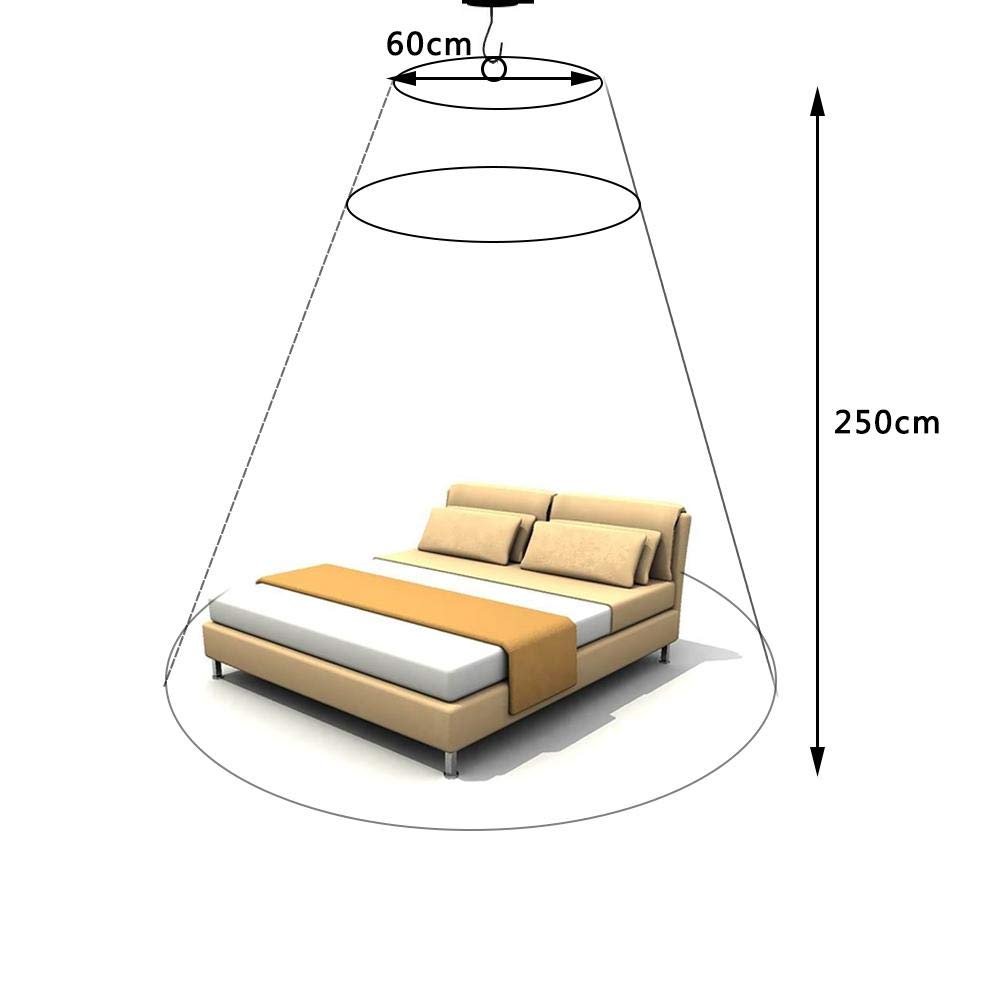 Pfive Round Hoop Bed Canopy Mosquito Net for Fit Crib, Twin, Full, Queen, KingPfive6294017715857Mosquito NetMosquito Net