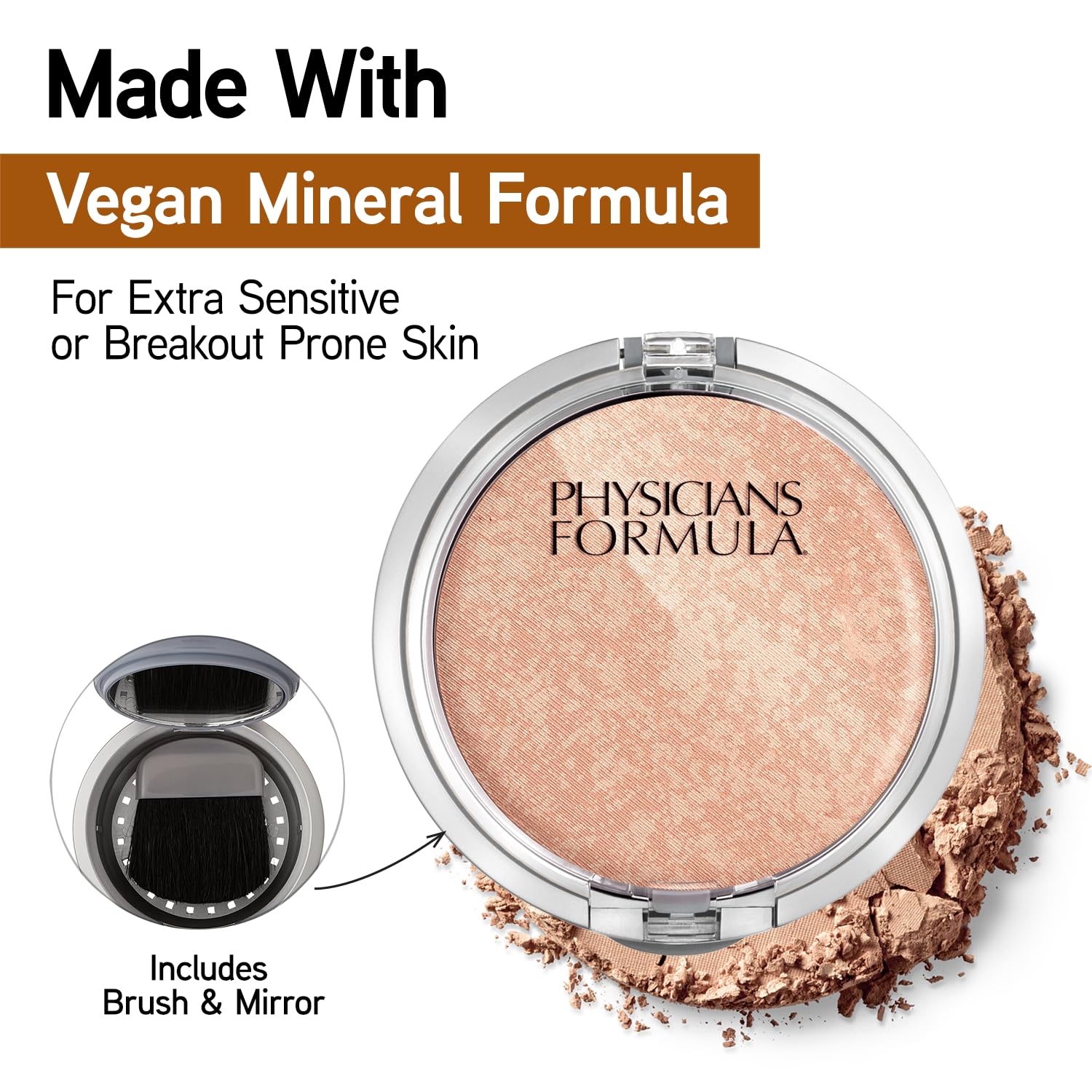 Physicians Formula Mineral Wear Talc Free Mineral Pressed Face Powder - 9 gmPhysicians Formula044386062016Face PowderFace Powder