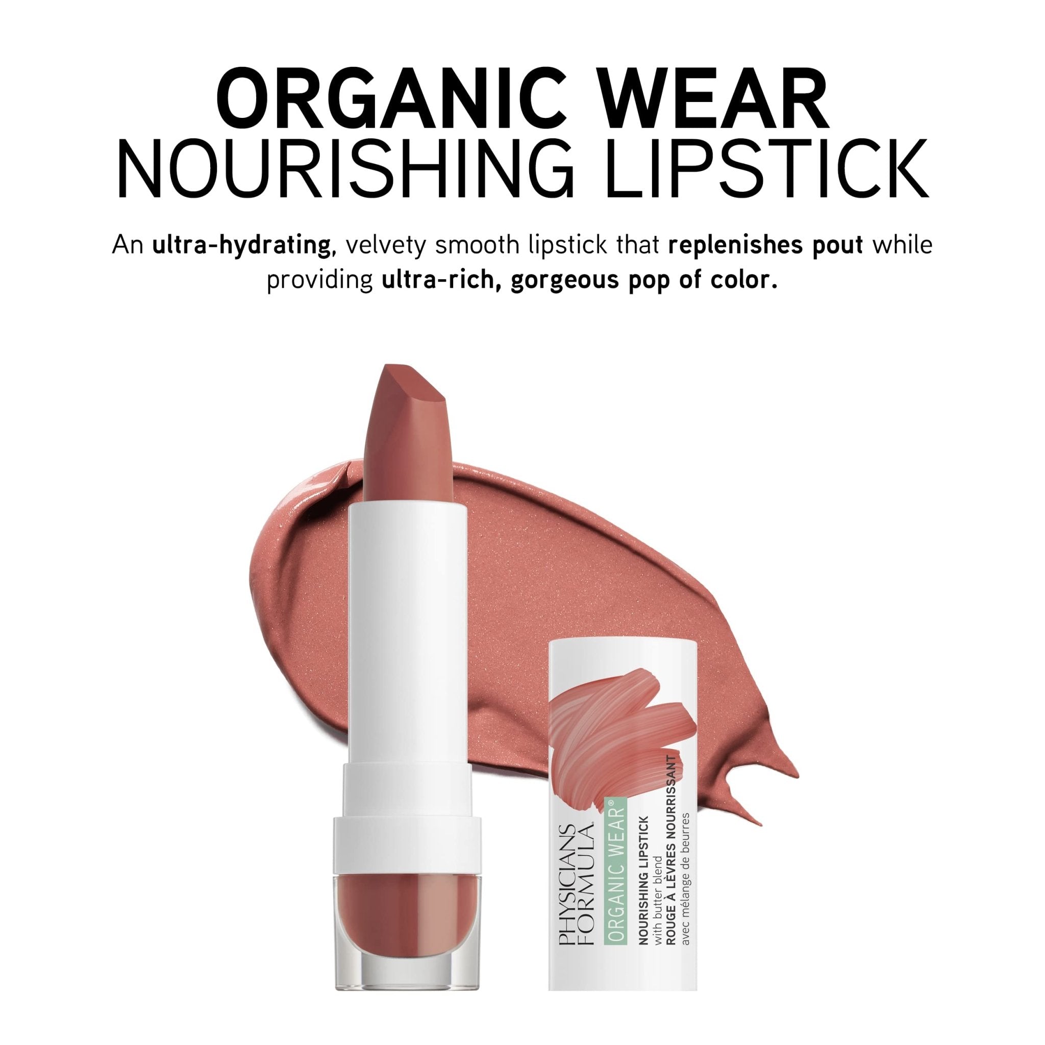 Physicians Formula Organic Wear All Natural Nourishing LipstickPhysicians Formula044386110748LipstickLipstick