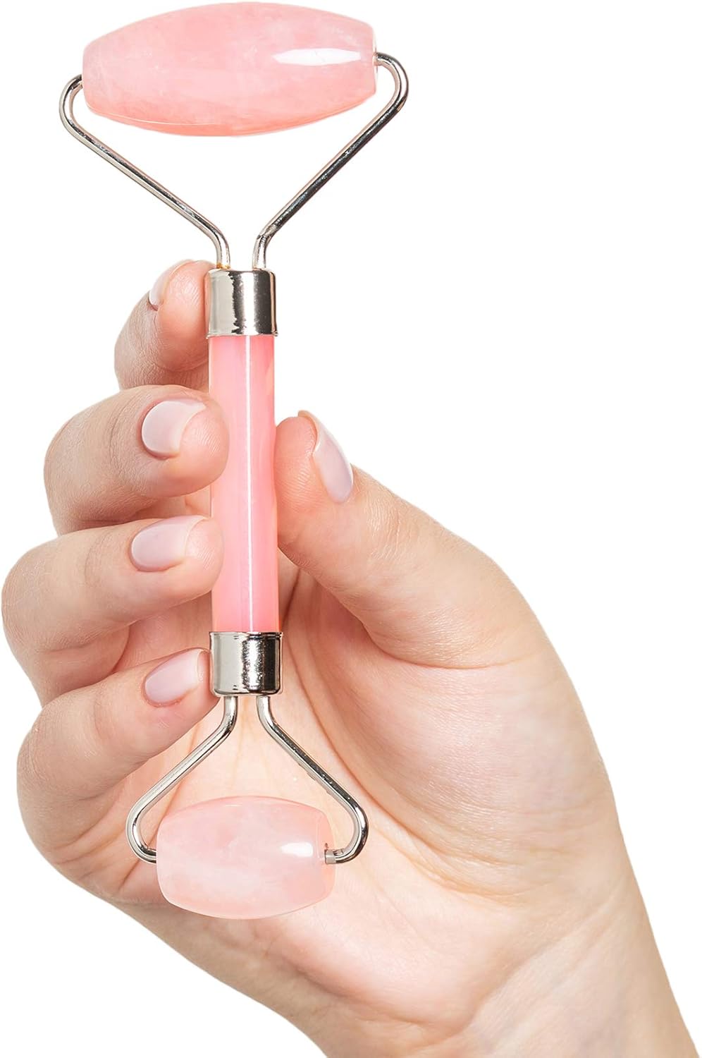 Plum Beauty Rose Quartz Facial Roller, Improves Skin TonePlum Beauty843445024602Facial RollersFacial Rollers