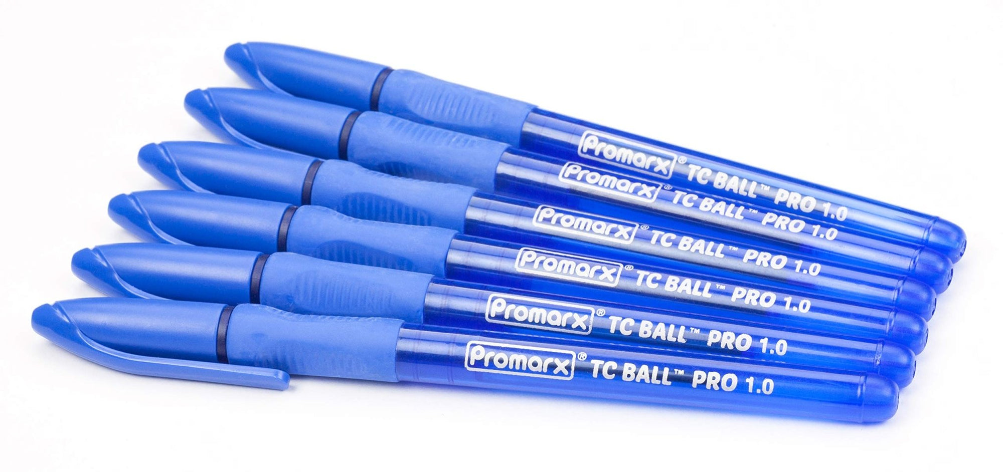 Promarx TC Ball Pro Grip Stick Pen, 1.0 mm - Black Ink, 6 - CountPromarx087508115450PenPen