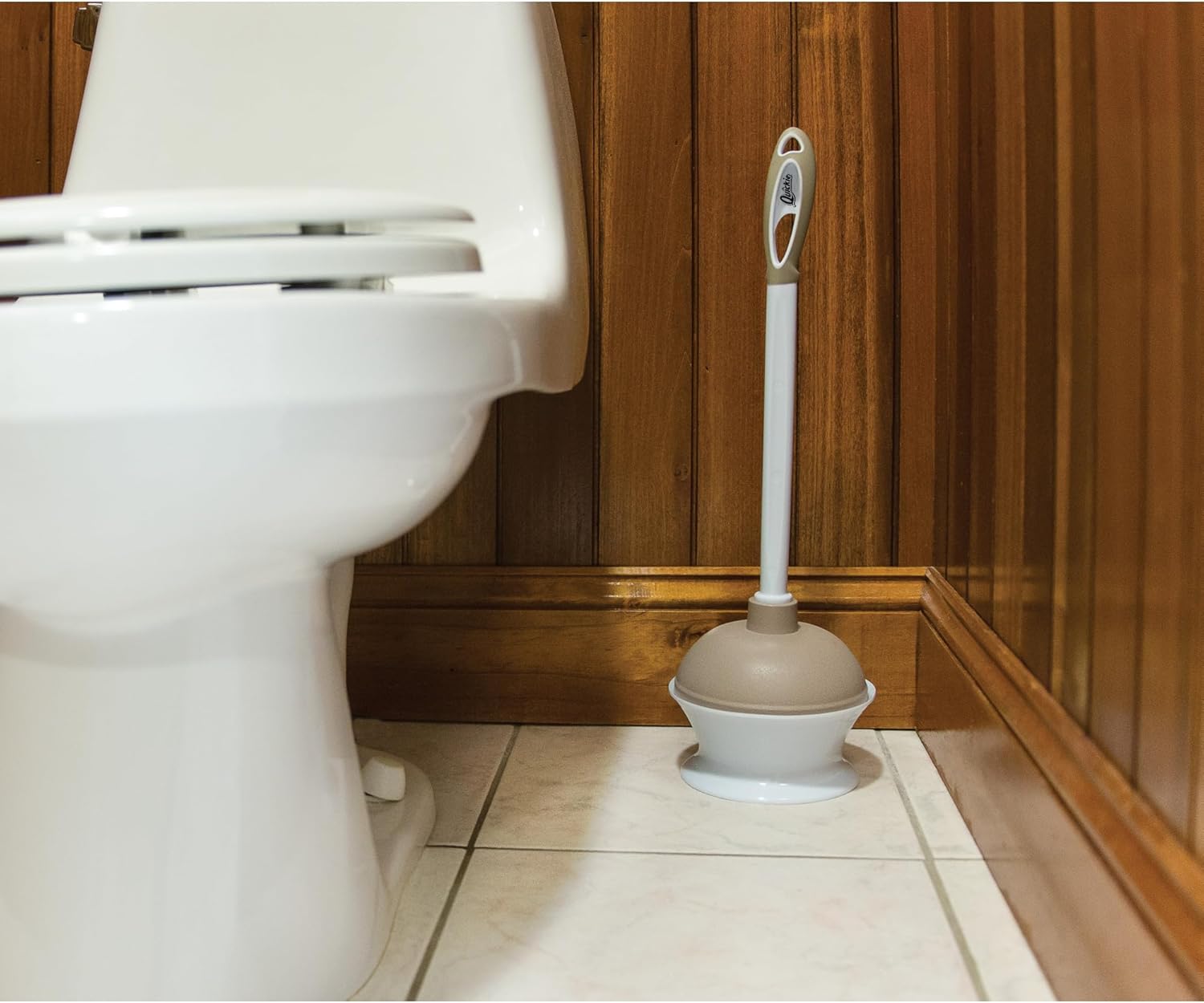 Quickie Plastic Toilet Plunger & Caddy - 360MBQUICKIE787543829304Toilet Plunger & CaddyToilet Plunger & Caddy