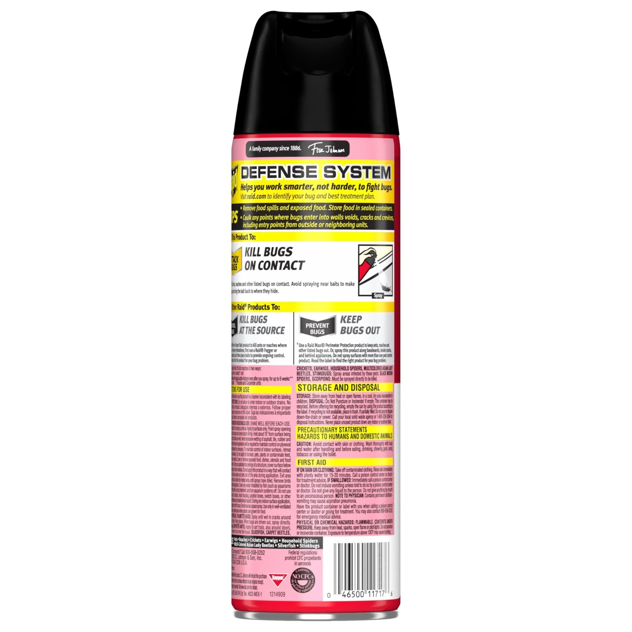 Raid Ant & Roach Aerosol Killer - Unscented, 17.5 OzRaid732233478164Insect KillerInsect Killer