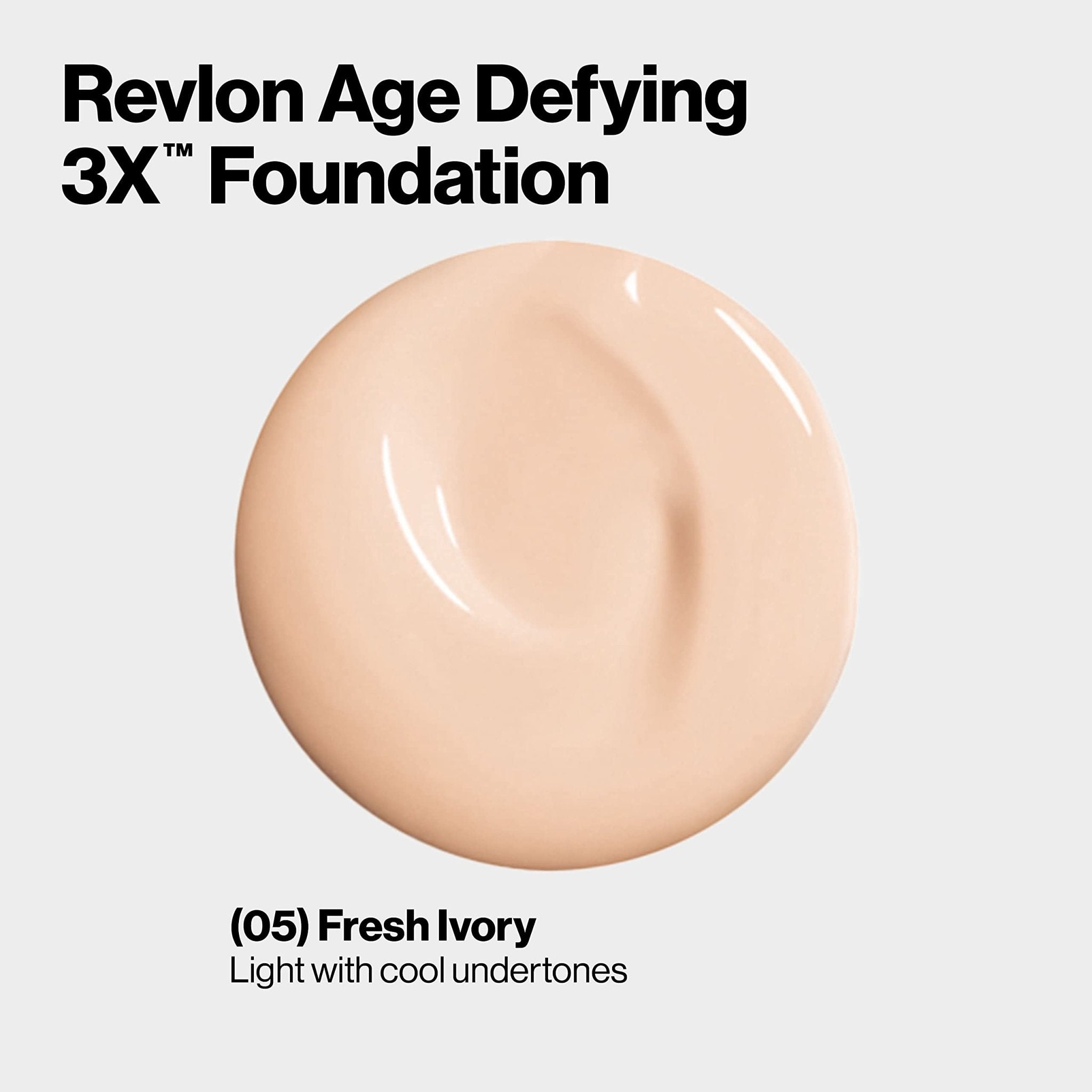 Revlon Age Defying 3X Liquid Foundation, Broad Spectrum SPF 20 - 30 mlRevlon309974531306FoundationFoundation