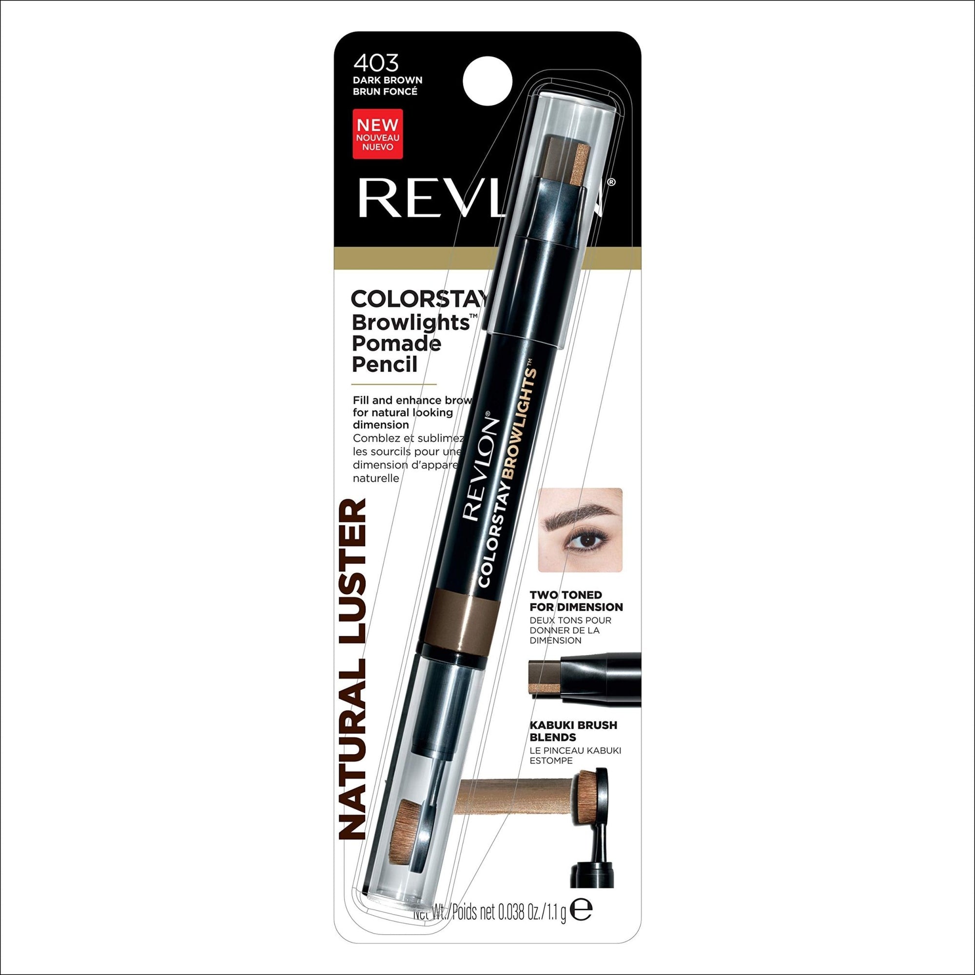 Revlon Colorstay Browlights Pencil, Eyebrow Pencil & Brow HighlighterRevlon309970087920Eyebrow ColorEyebrow Color